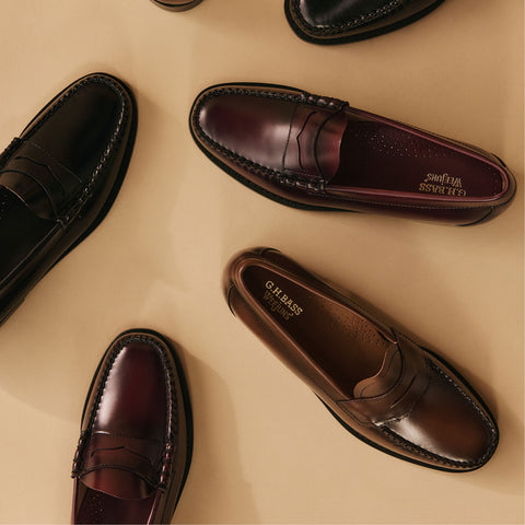 Men's Layton Lug Weejuns® Tassel Loafer Black | G.H. Bass – G.H.BASS