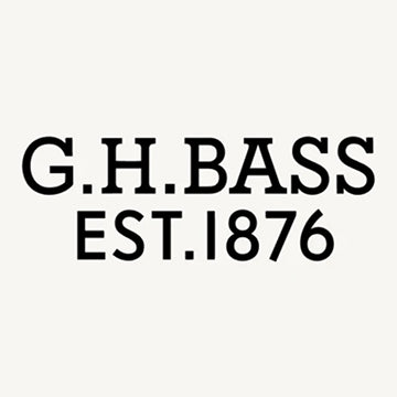 An image of the G.H.BASS logo in black letters