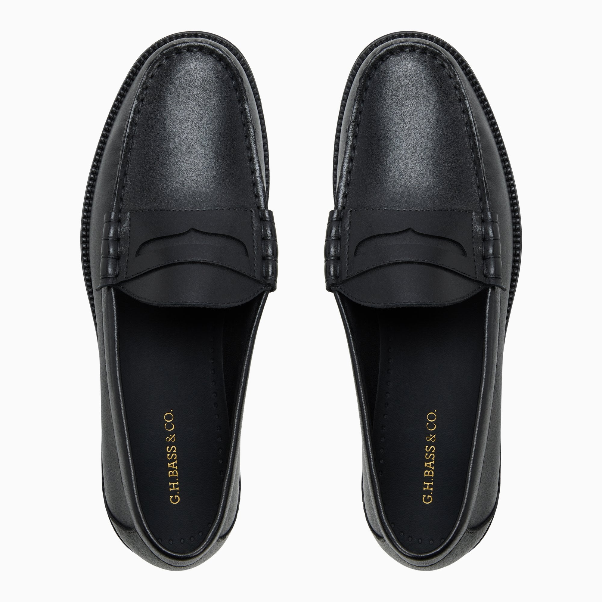 G.H. BASS & CO. WEEJUNS ペニーローファー ブラック Men's Regent Penny Loafer Black | G.H. Bass – G.H.BASS