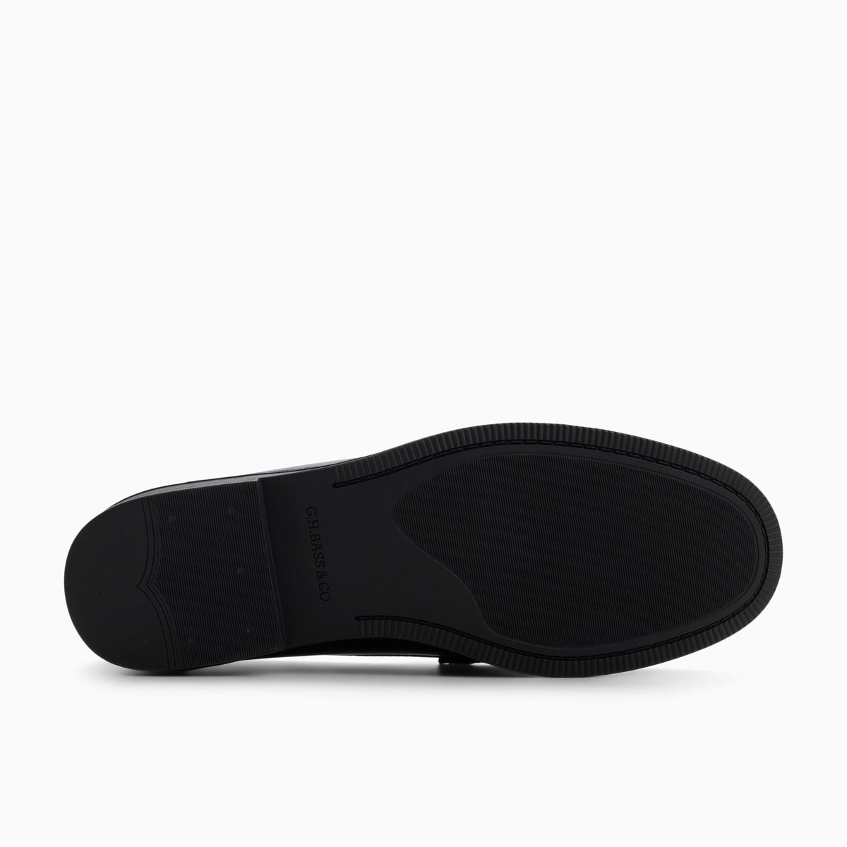 Close-up of the Black Men's Regent Penny Loafer Penny Loafers