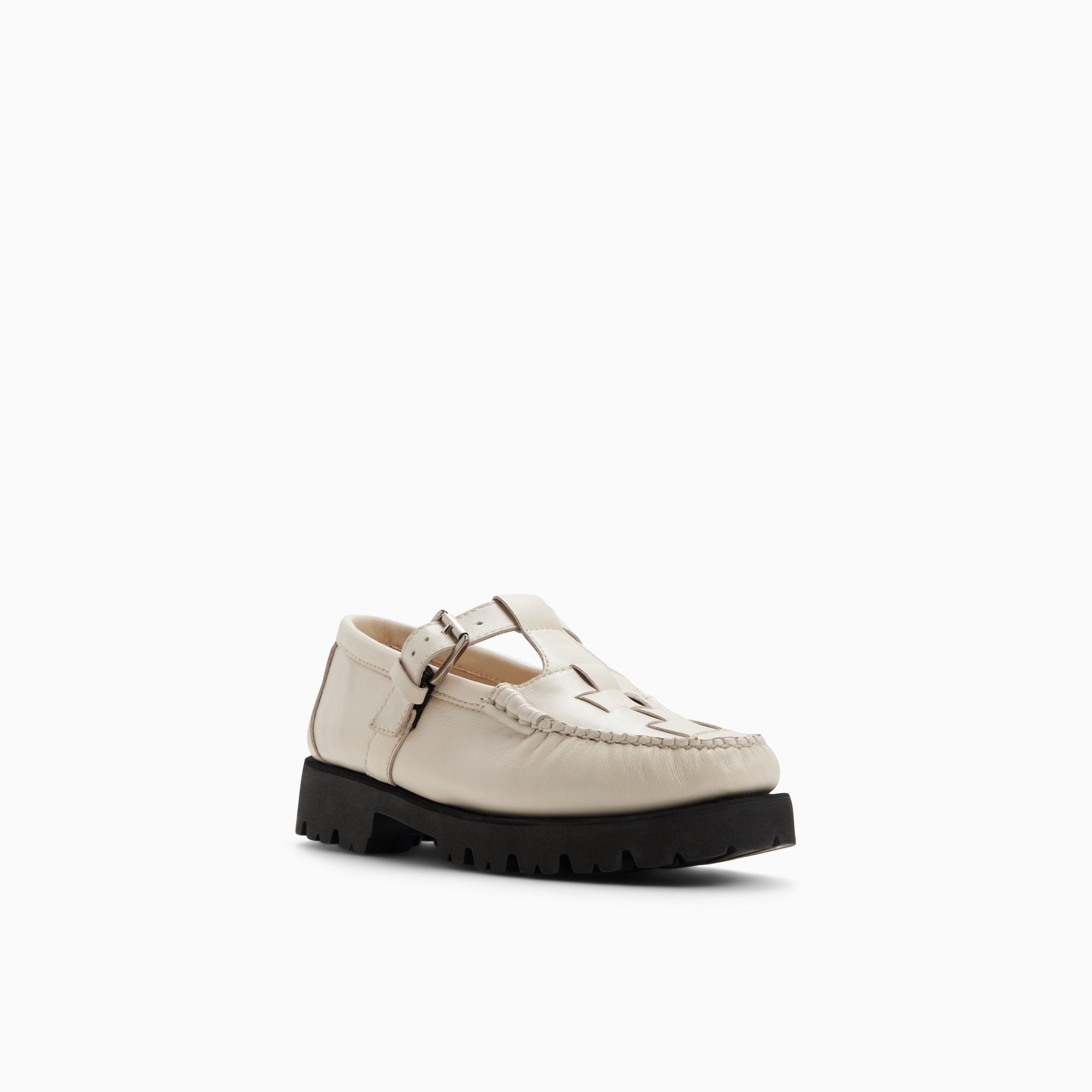Womens Mary Jane Fisherman Super Lug Cream | G.H. Bass