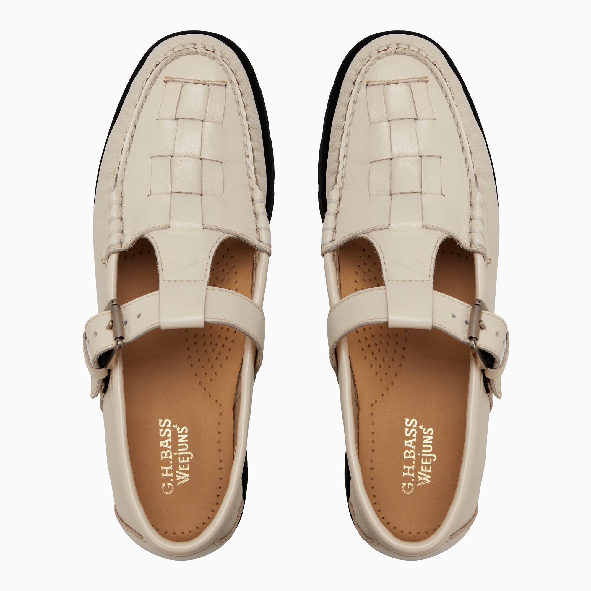 Womens Mary Jane Fisherman Super Lug Cream | G.H. Bass