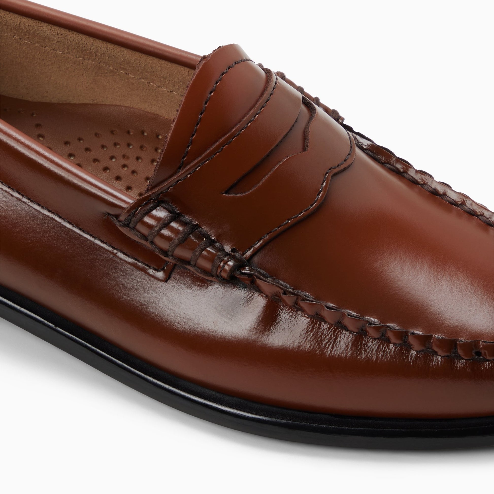 Top-down view of the Light brown Womens Whitney Weejuns® Penny Loafer Penny Loafers