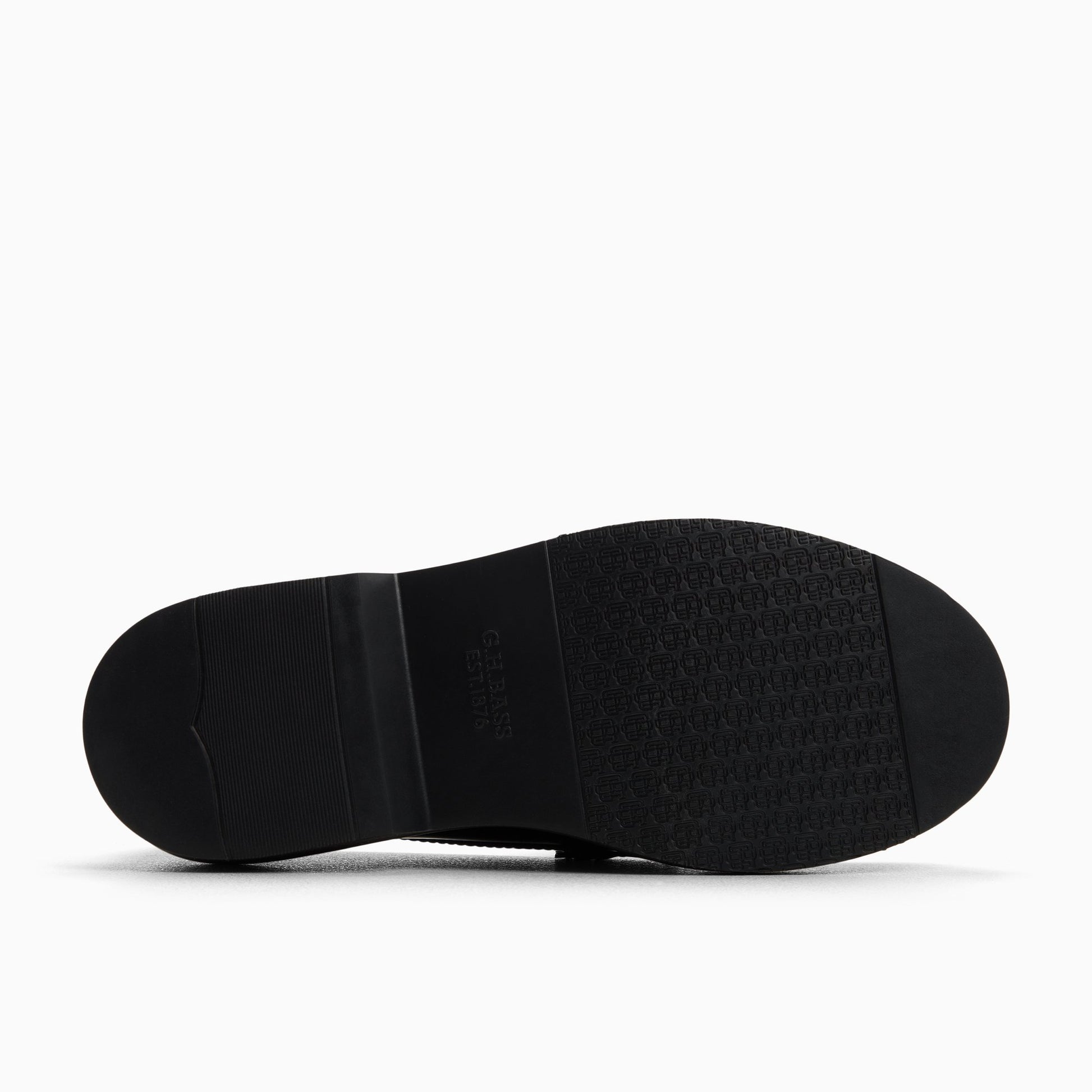 Close-up of the Black Womens Grace Penny Loafer Penny Loafers