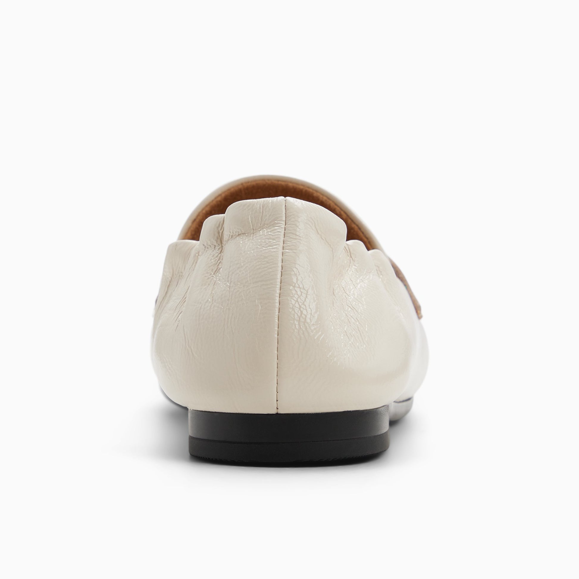 Side view of Cream Womens Rumi Penny Loafer Penny Loafers