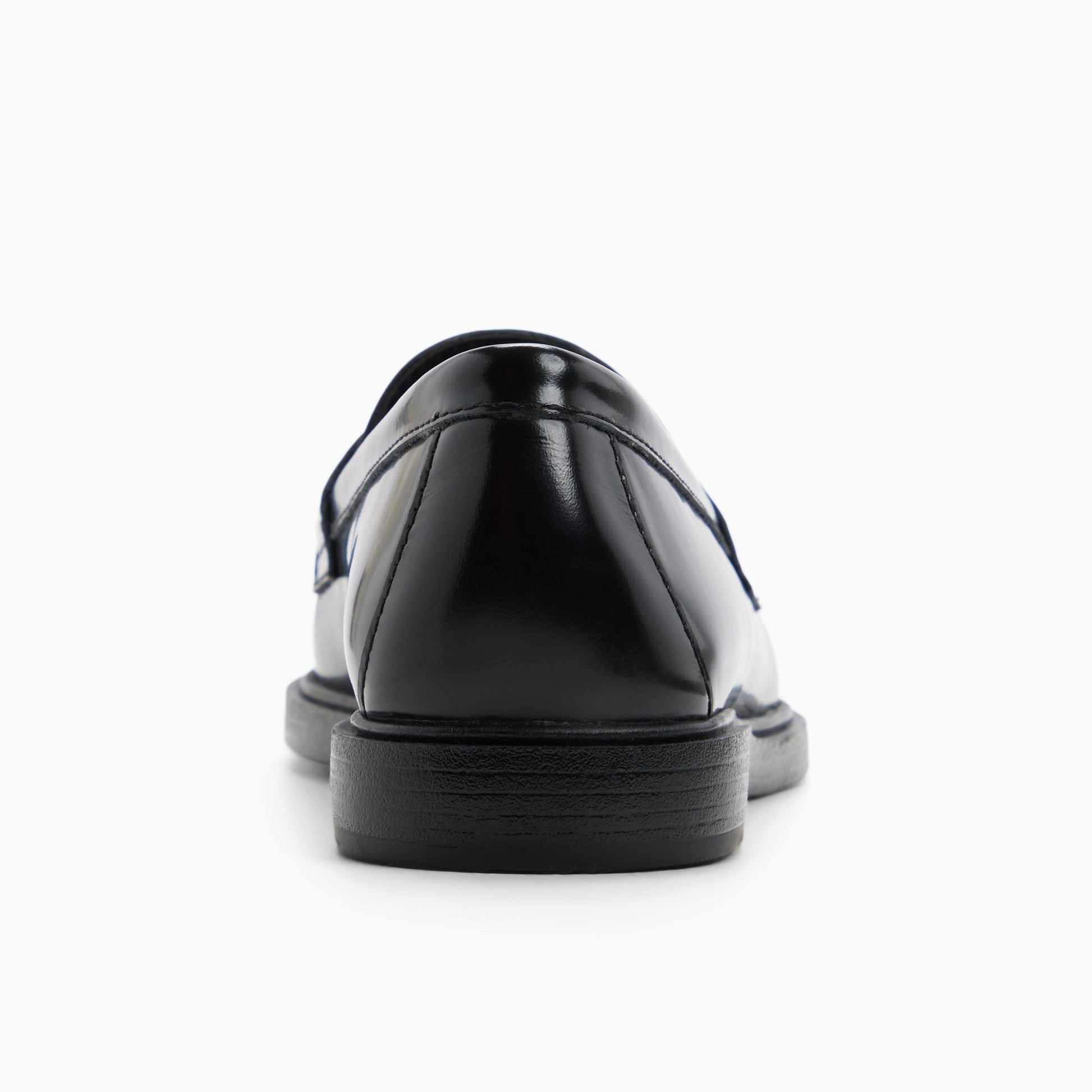 Side view of Black Womens Wren Penny Loafer Penny Loafers