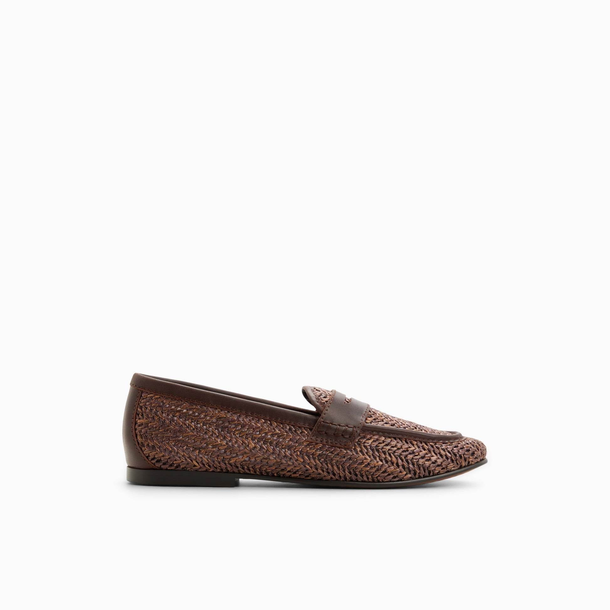 Main View of Medium brown Womens Emily Penny Loafer Penny Loafers for Womens