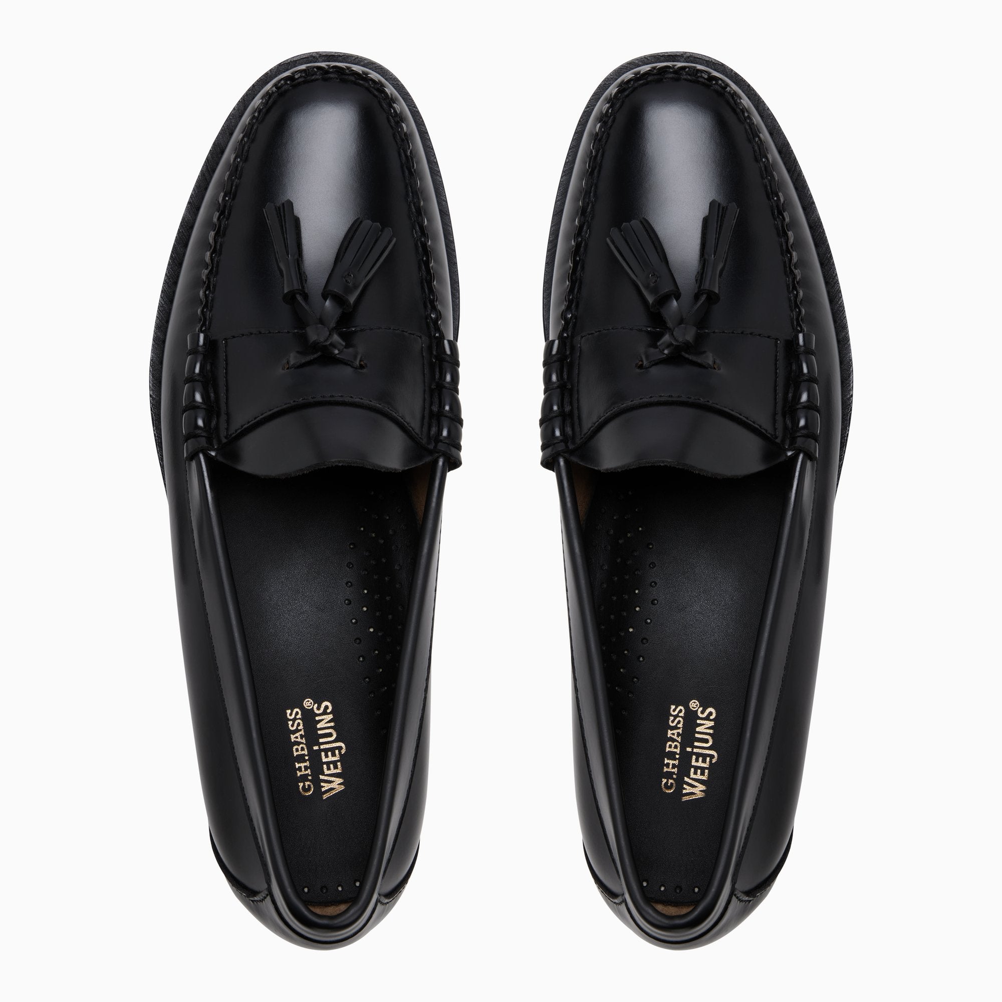 Mens Lennox Weejuns® Tassel Loafer Black | G.H. Bass