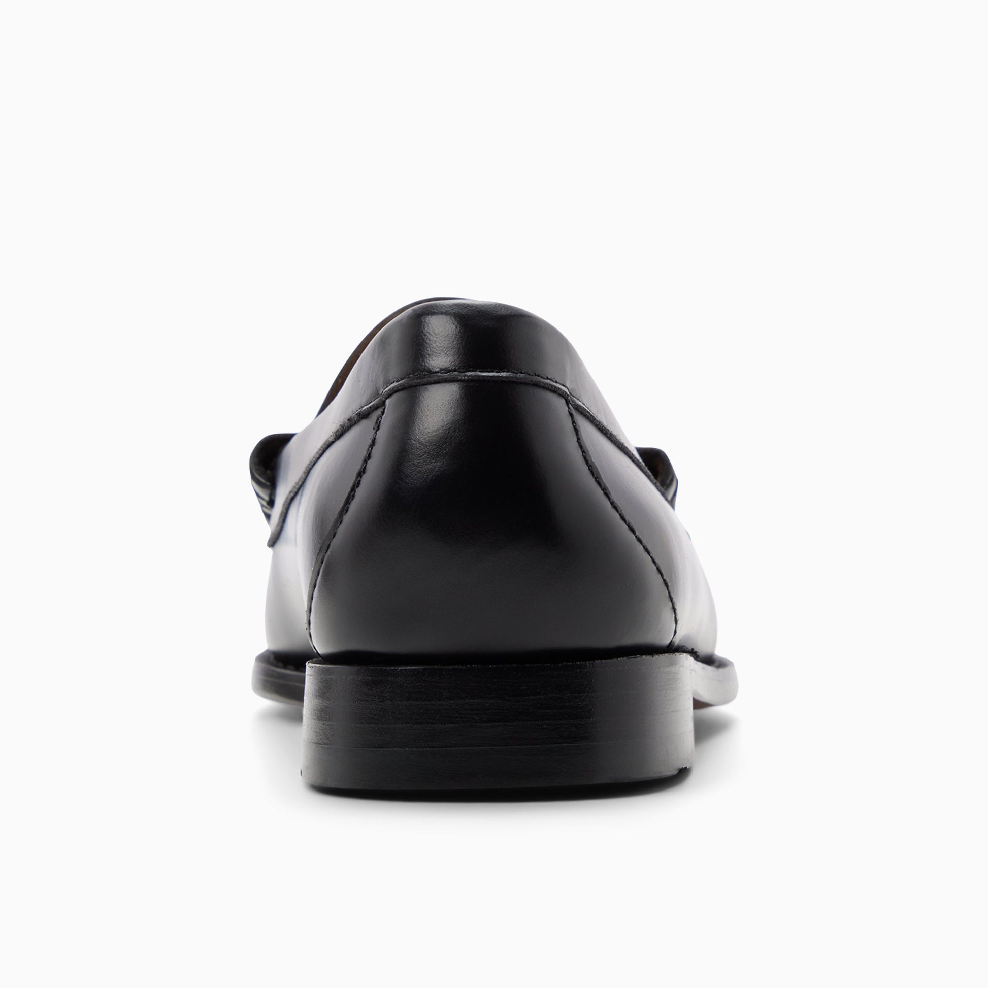 Side view of Black Mens Larson Weejuns® Penny Loafer Penny Loafers