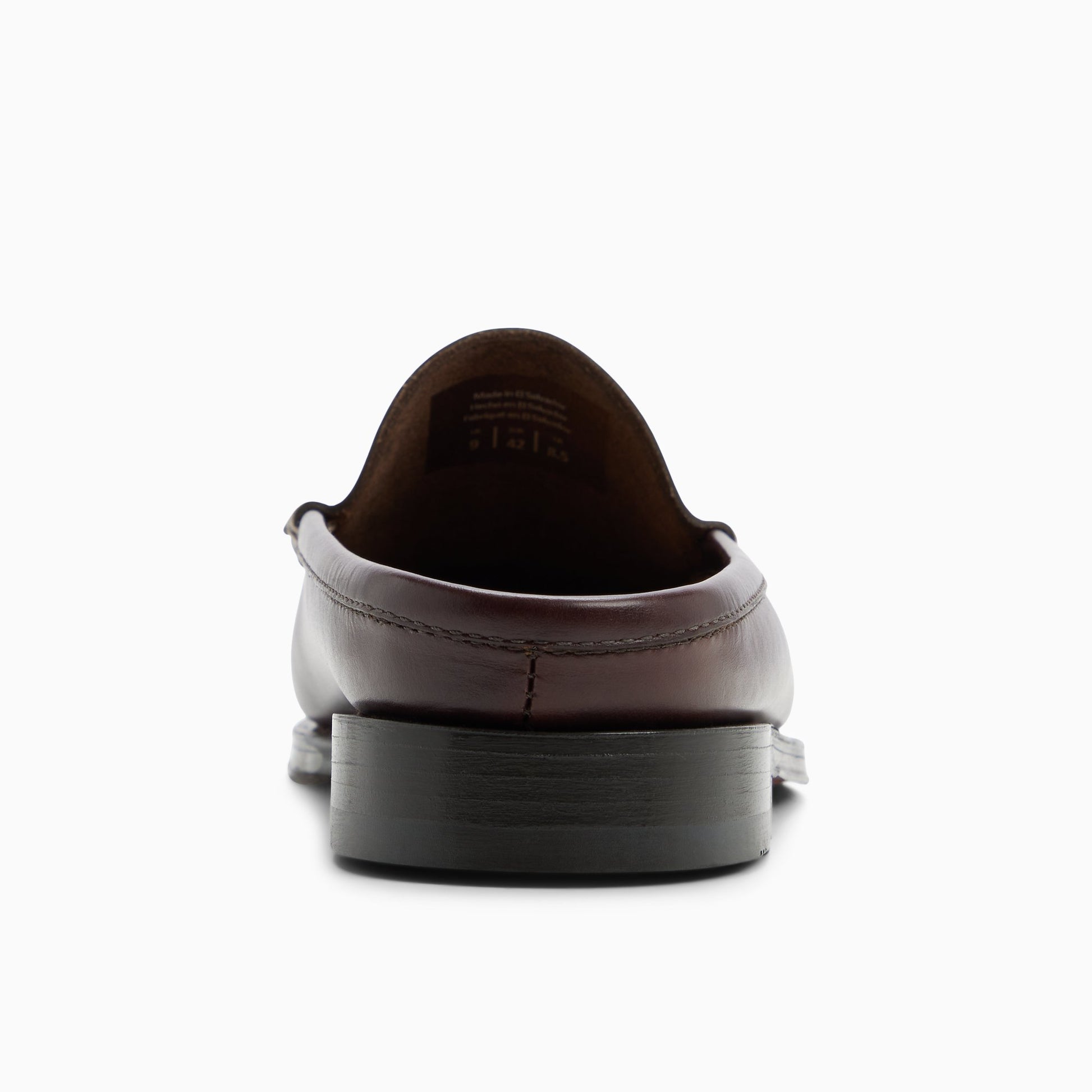 Side view of Brown Mens Beaumont Heritage Weejuns® Venetian Mule Loafer Clogs &amp; Mules Loafer
