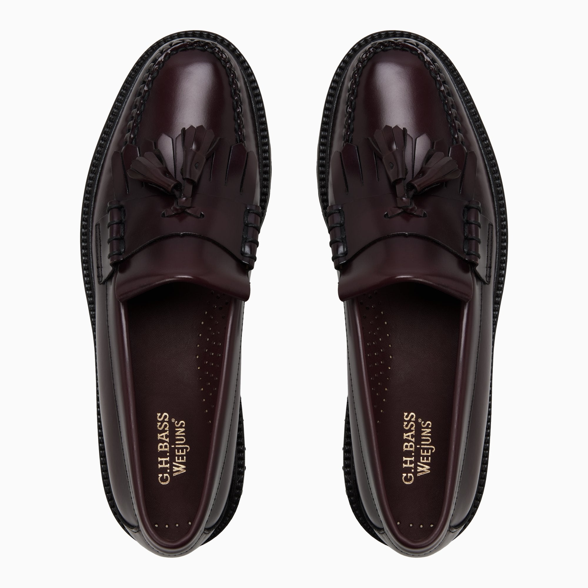 Mens Layton Lug Weejuns® Tassel Loafer Wine | G.H. Bass