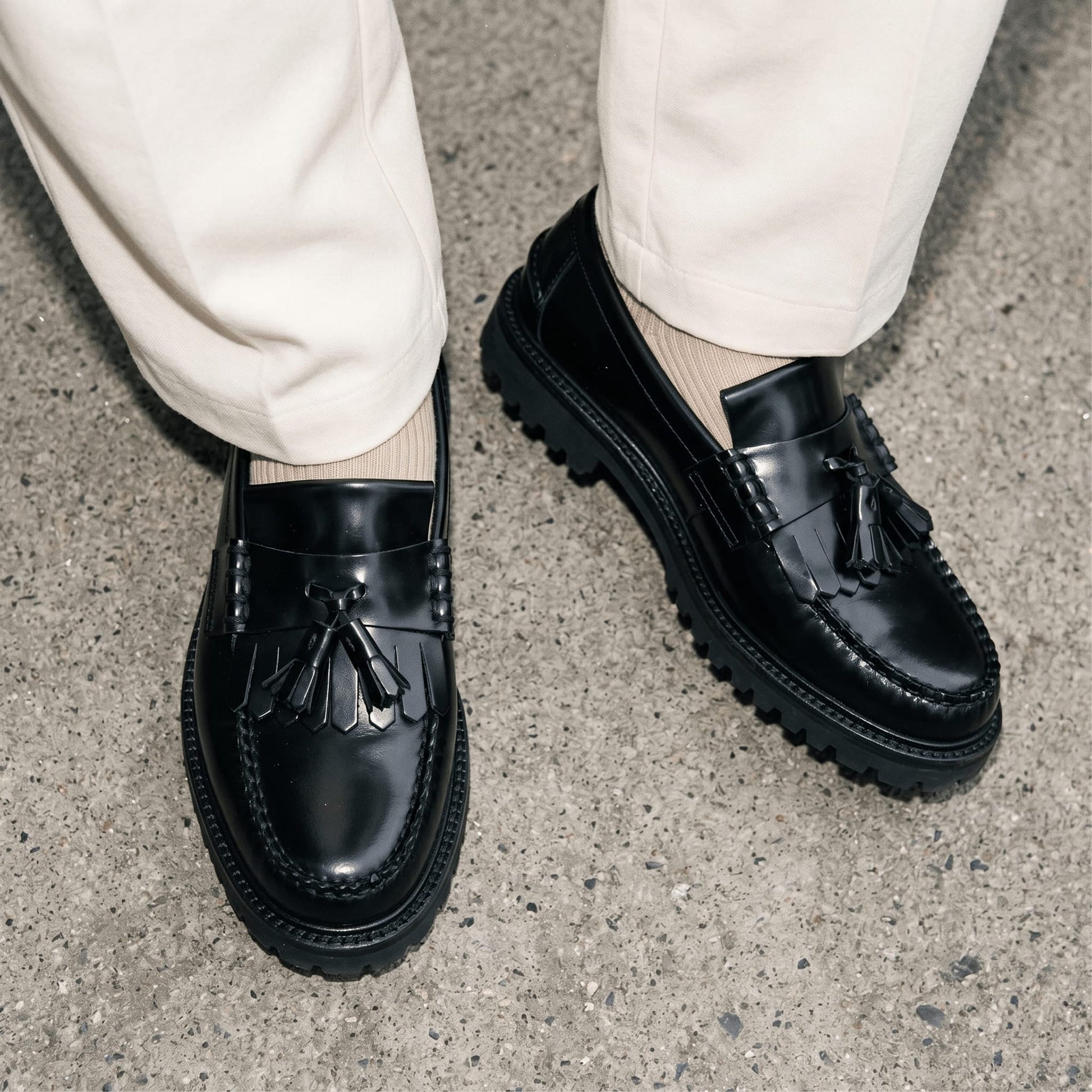 Product media for Mens Layton Lug Weejuns® Tassel Loafer