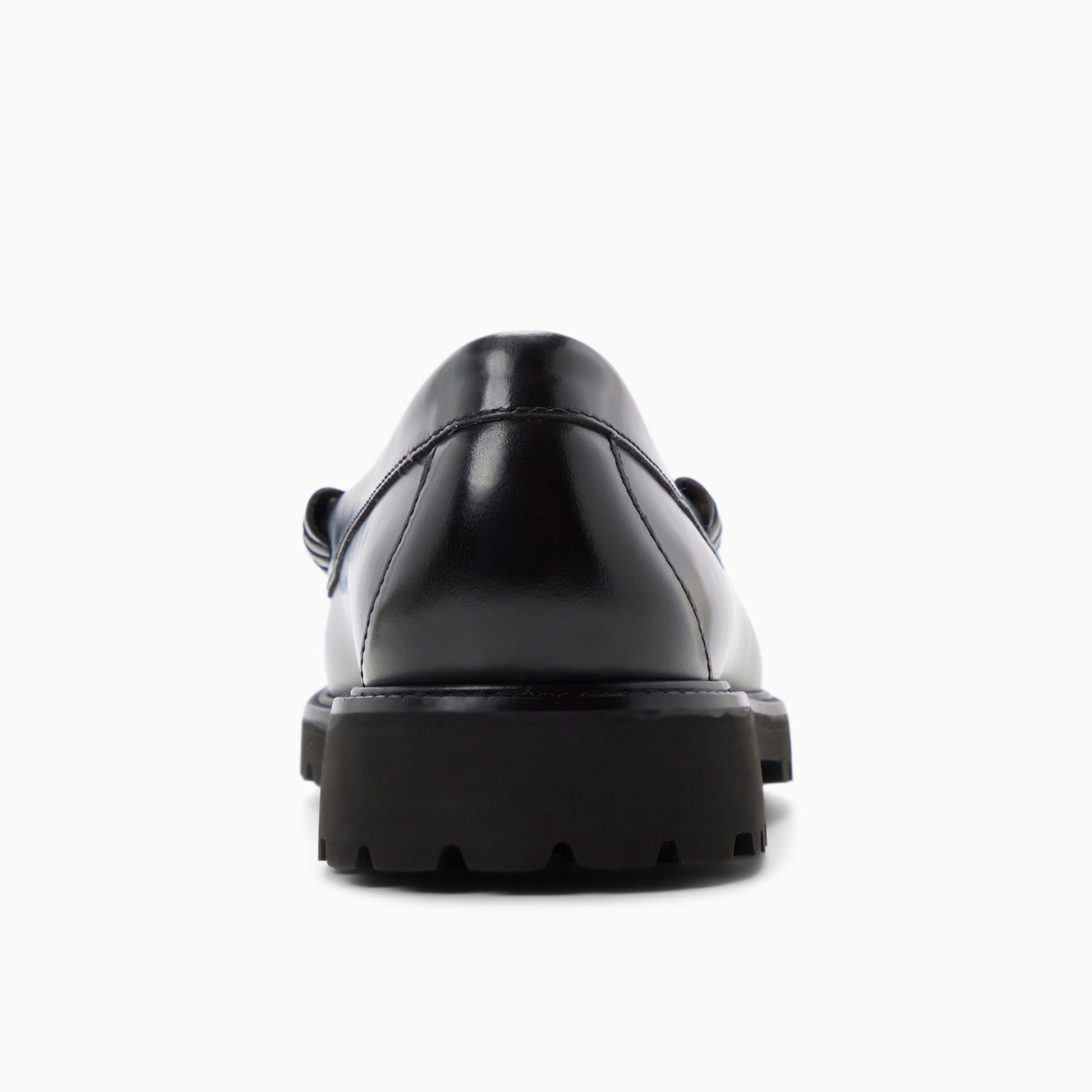 Side view of Black Mens Larson Lug Weejuns® Penny Loafer Penny Loafers