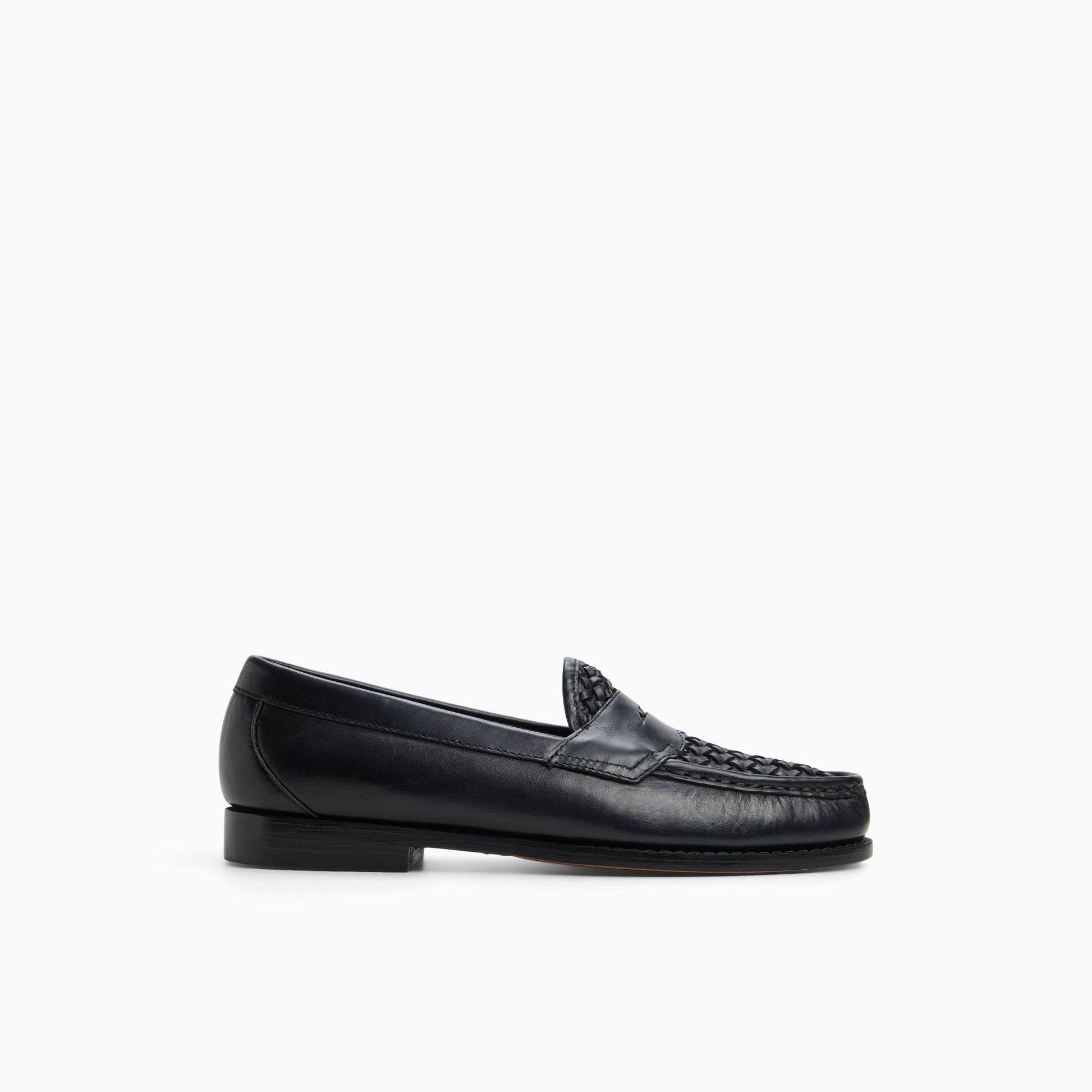 Main View of Black Mens Logan Weejuns® Penny Loafer Penny Loafers for Mens