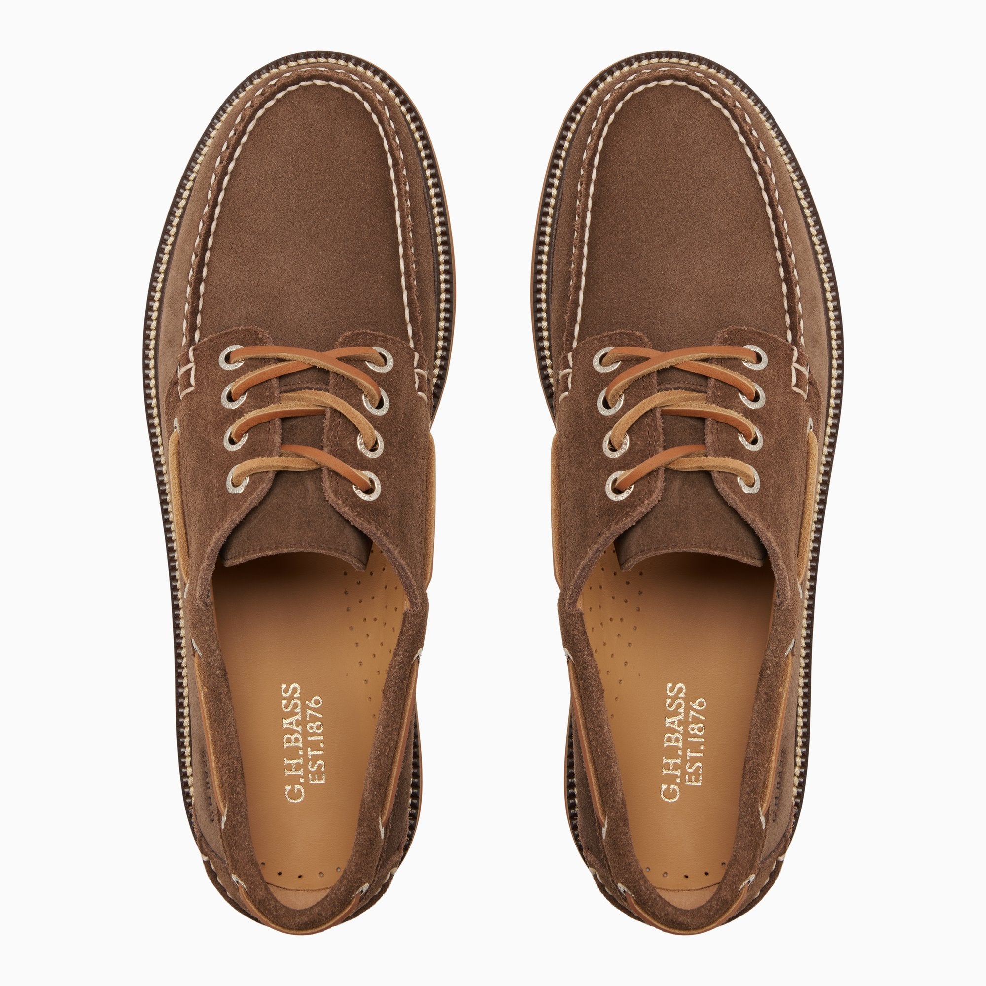 Men's Ranger Camp Moc Lug Boat Shoe Brown | G.H. Bass – G.H.BASS
