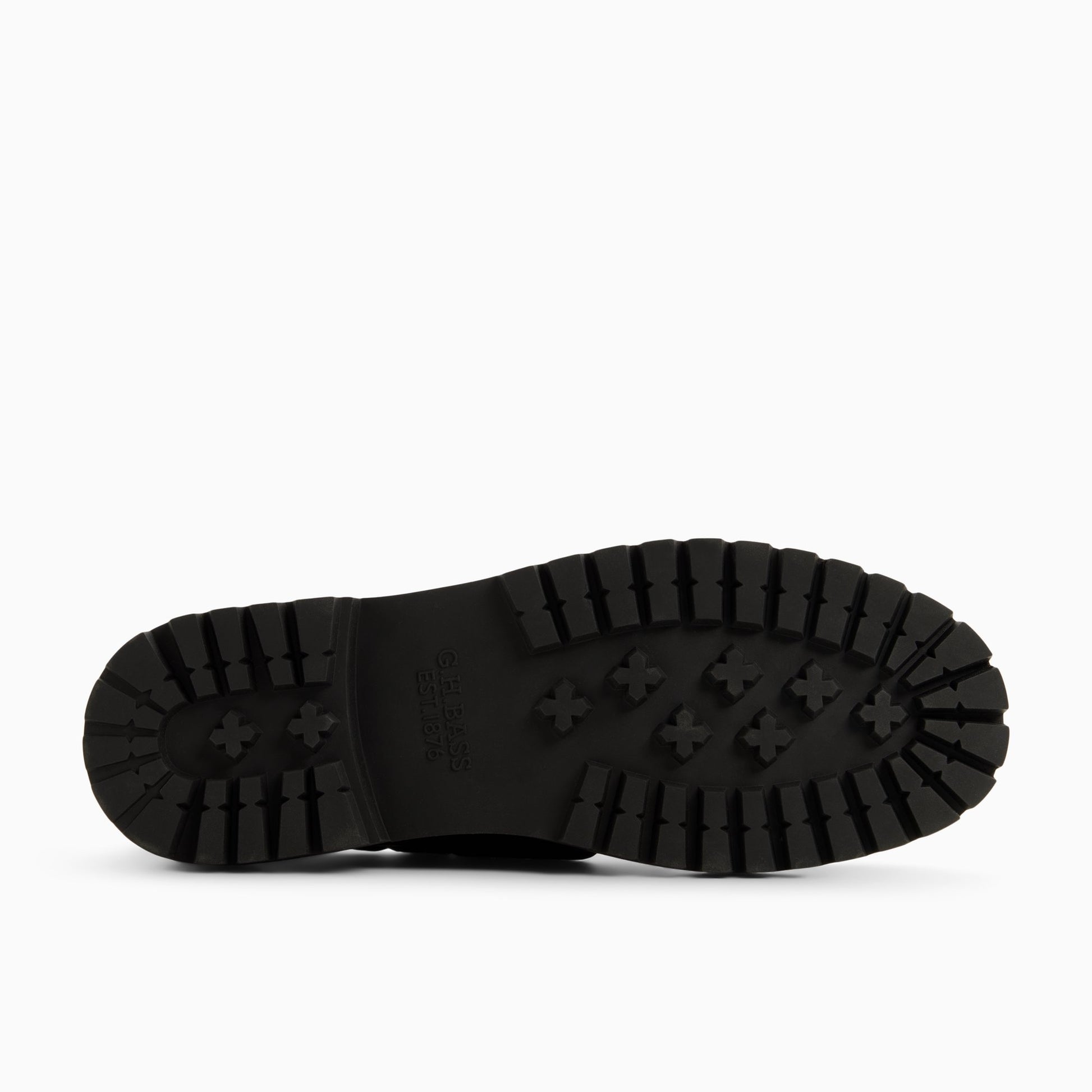 Close-up of the Black Mens Ranger Camp Moc Boat Shoe Boat Shoes