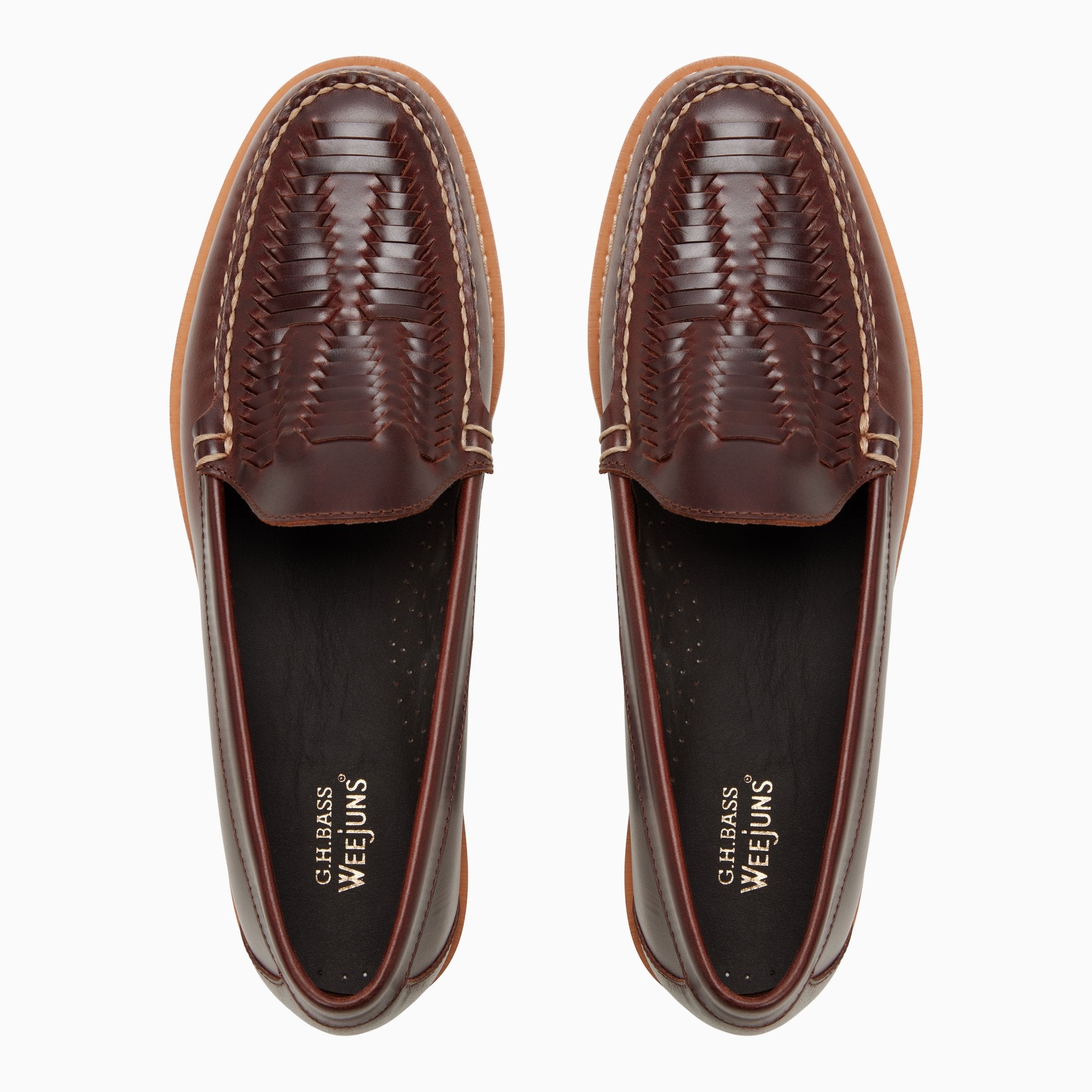 ghbass ローファー 28.5 ブラウン Mens Larson Venetian Loom Weejuns® Loafer Dark brown | G.H. Bass