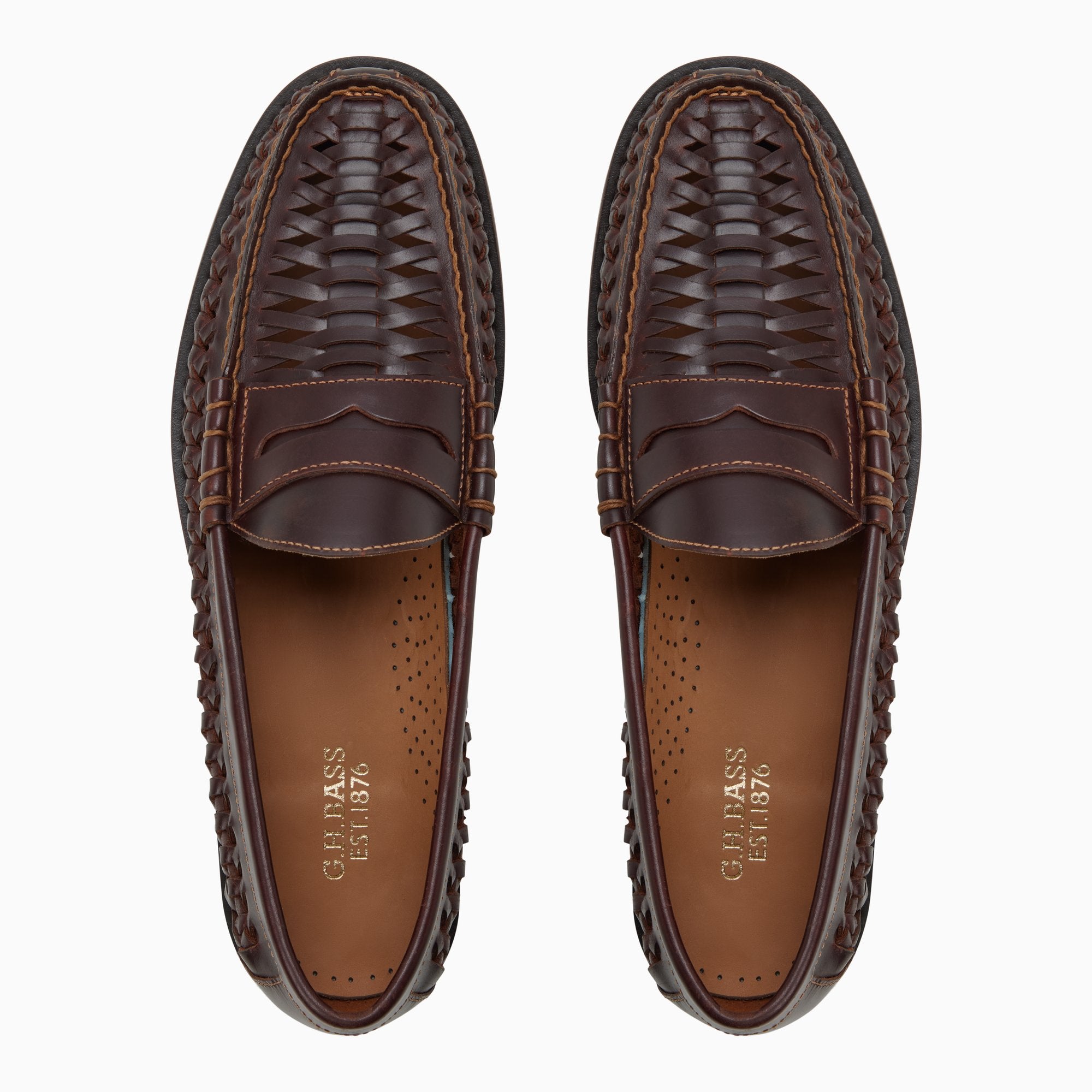 g.h.bass.com ペニーローファー Mens Lexington Penny Loafer Dark brown | G.H. Bass