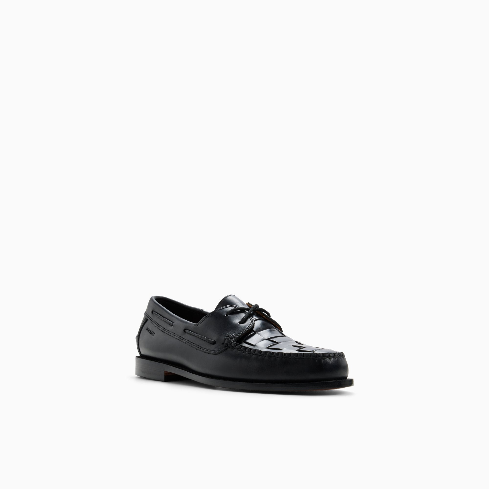 Mens Greenwich Weejuns® Boat Shoe Black | G.H. Bass