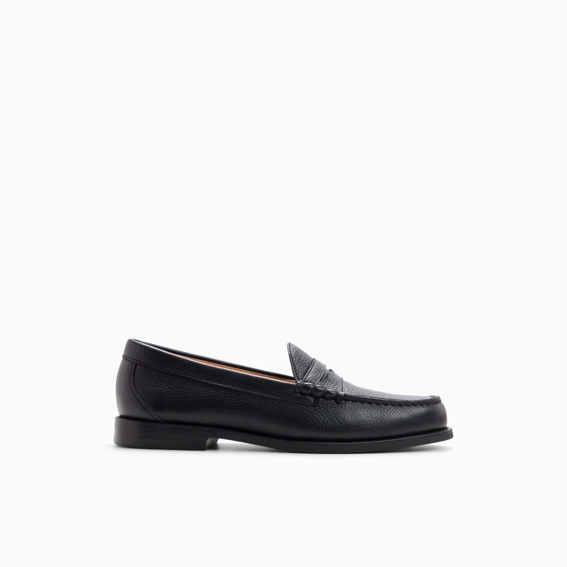 Main View of Open black Mens Berkeley Penny Loafer Penny Loafers for Mens