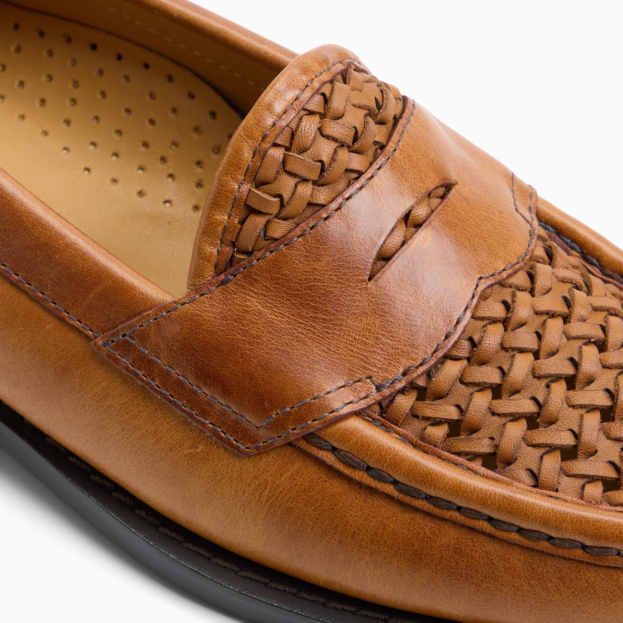 Mens Logan Weejuns® Penny Loafer Brown | G.H. Bass