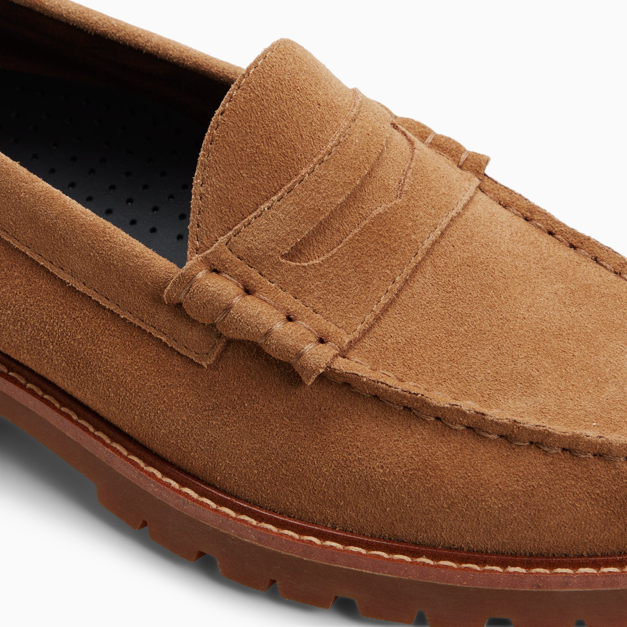 Mens Hartford Lug Penny Loafer Light brown | G.H. Bass