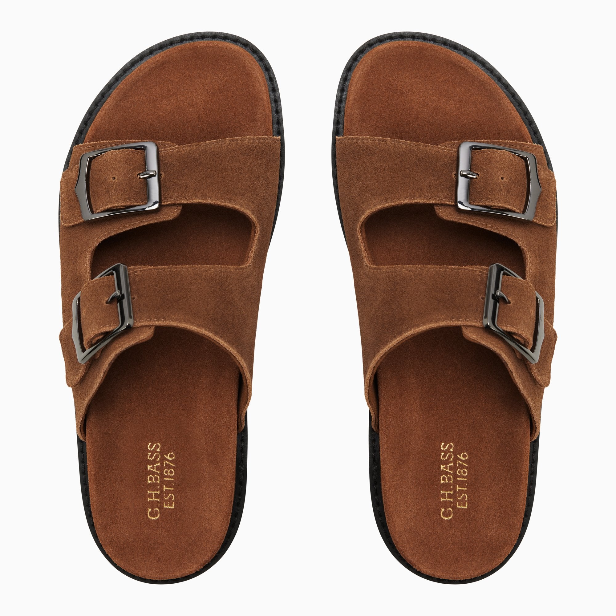 Men's Meridian Double Strap Sandal Other brown | G.H. Bass – G.H.BASS