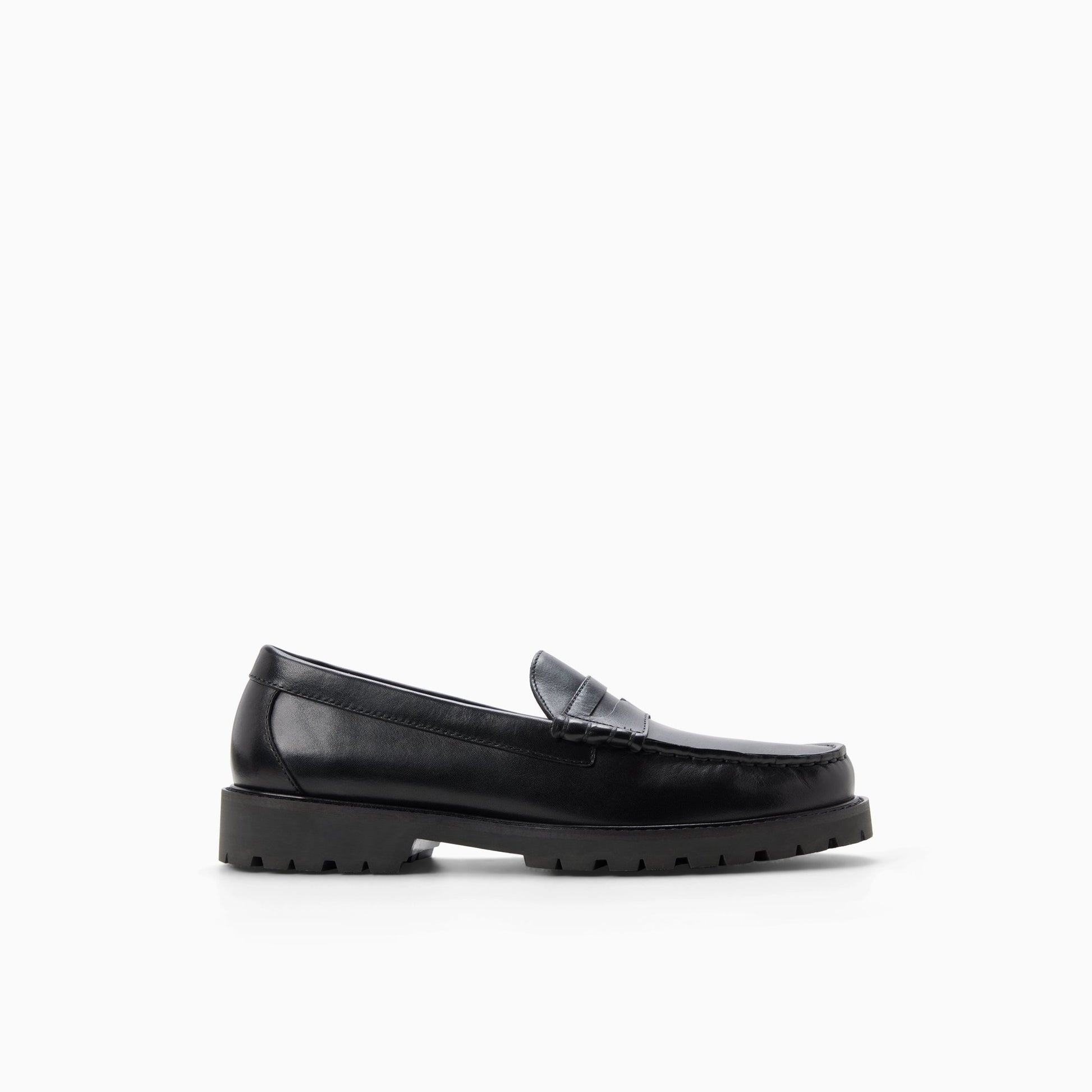 Men's Hartford Lug Penny Loafer Black