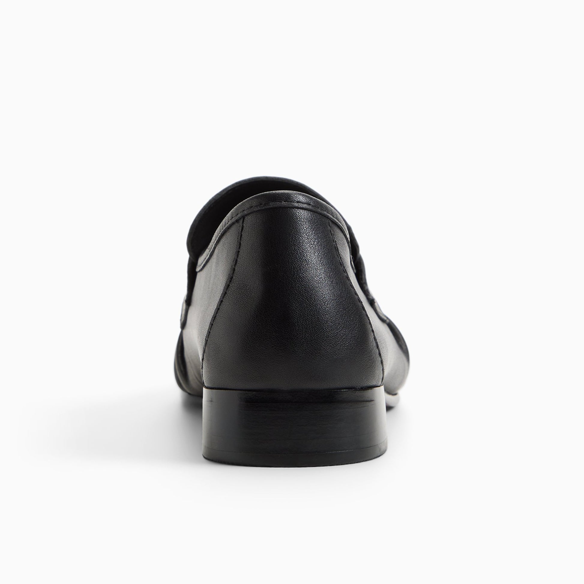 Side view of Black Womens G.H.BASS x Aritzia Spence Coin Penny Loafer Penny Loafers