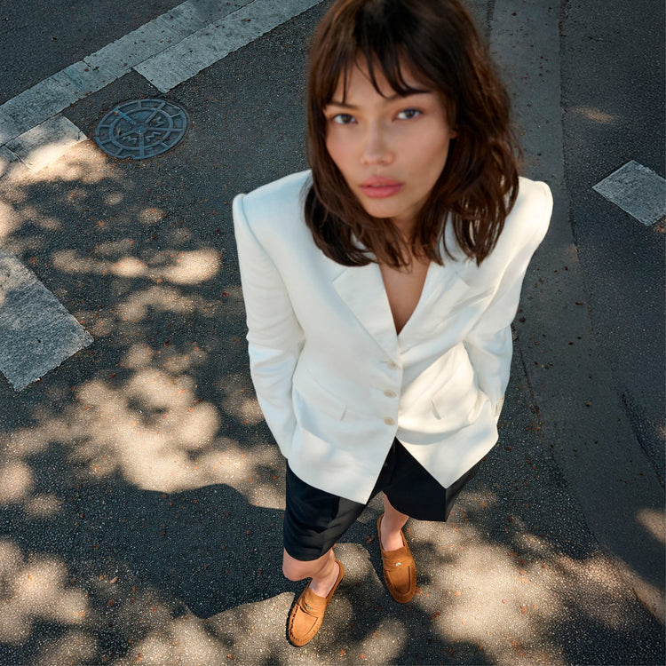 Womens G.H.BASS x Aritzia Spence Coin Penny Loafer