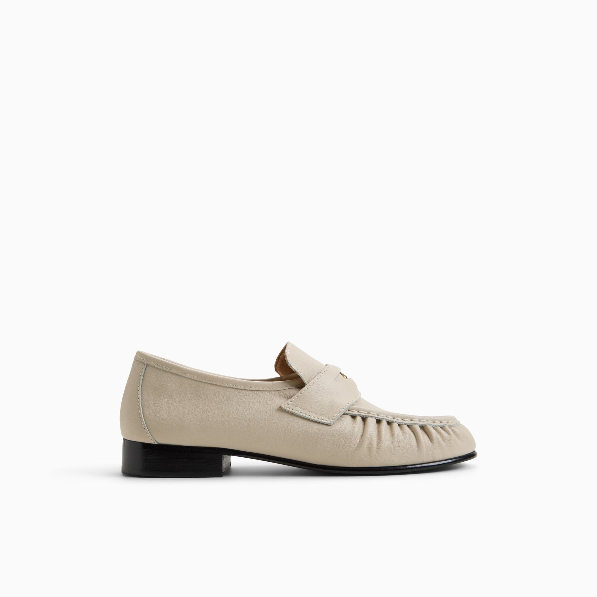 Main View of Ivory Womens G.H.BASS x Aritzia Spence Coin Penny Loafer Penny Loafers for Womens