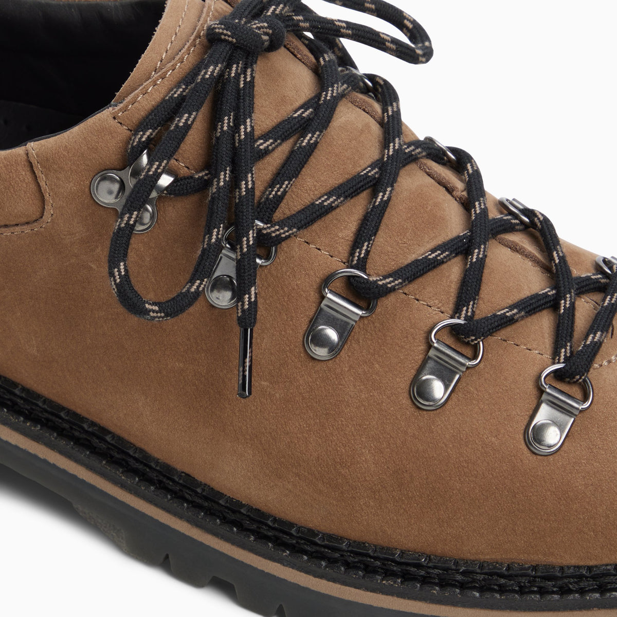 Top-down view of the Taupe Men's 1876 Low Hiker Lace-Up Lace-Ups