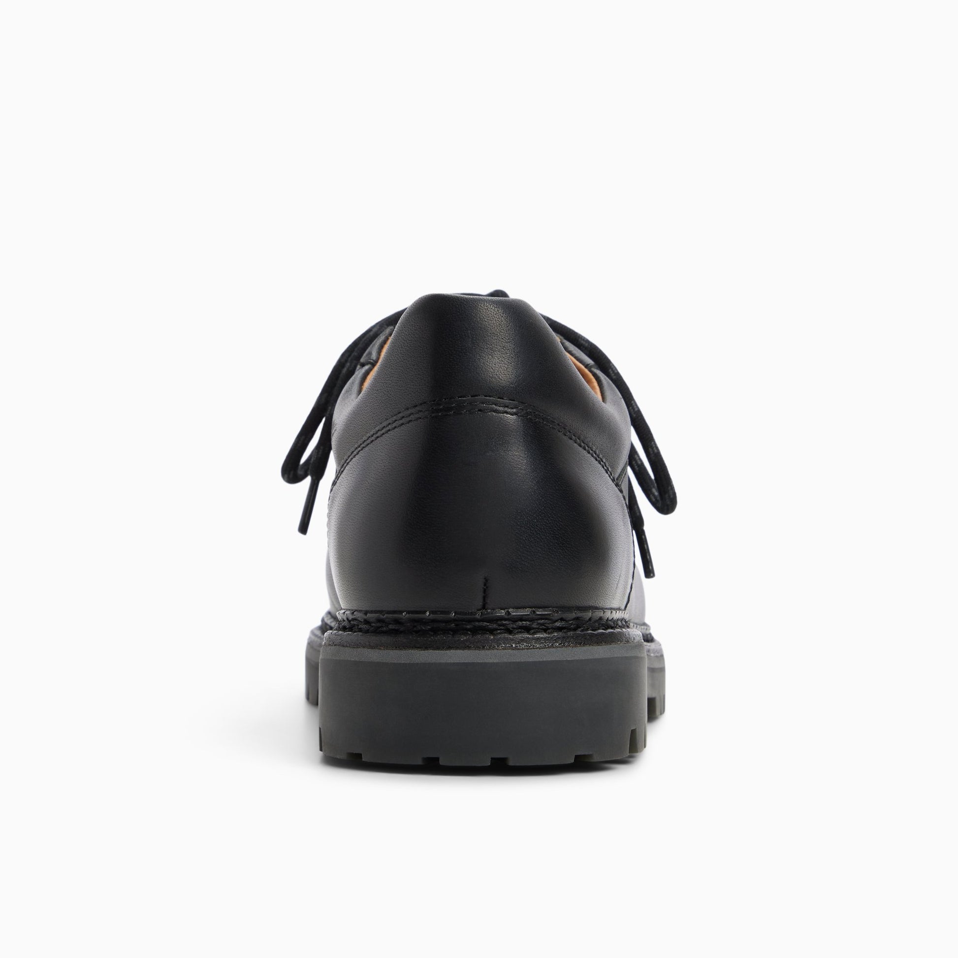 Side view of Black Men's 1876 Low Hiker Lace-Up Lace-Ups