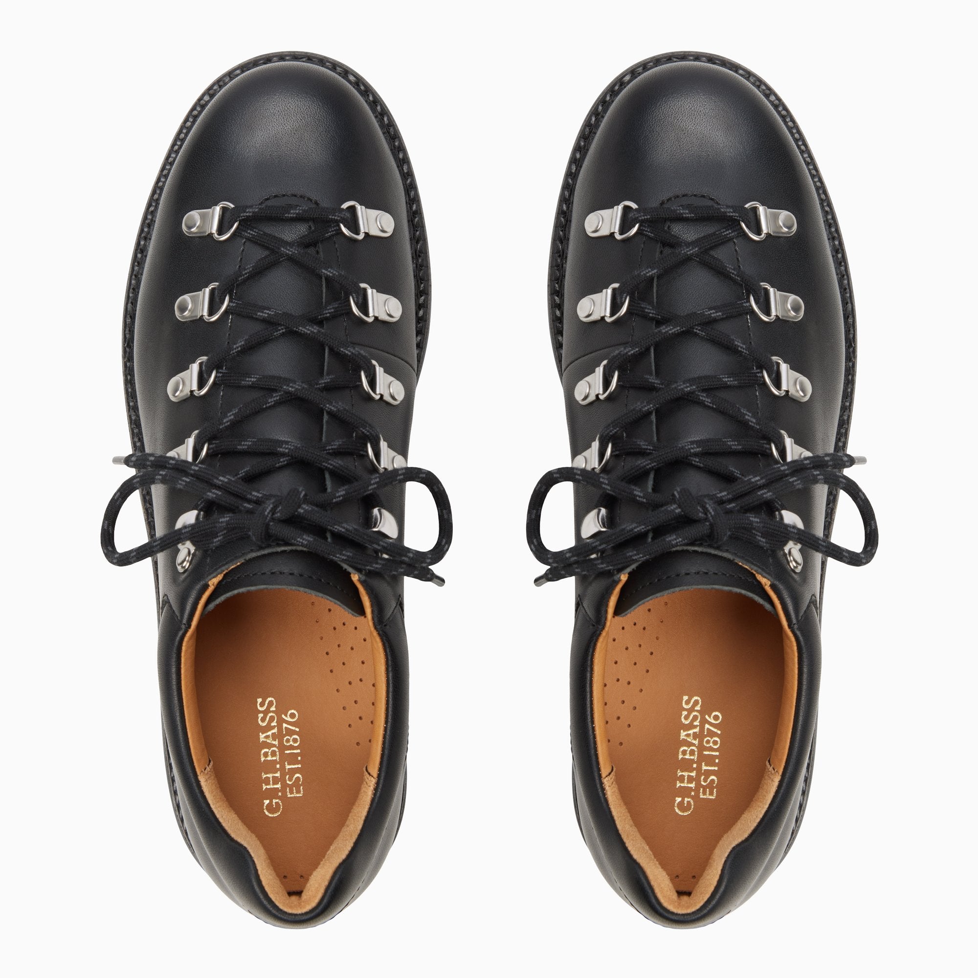 Men's 1876 Low Hiker Lace-Up Black | G.H. Bass – G.H.BASS