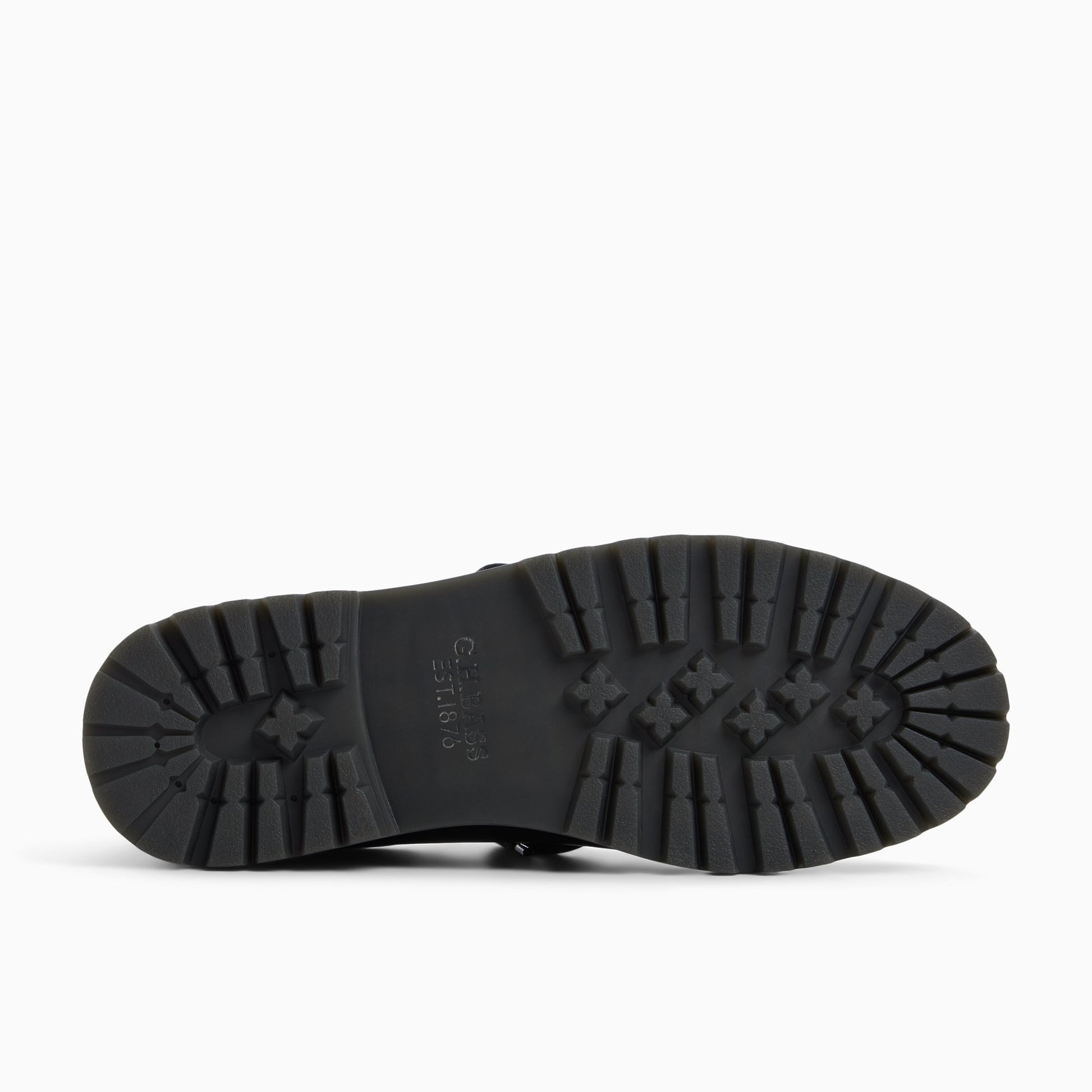 Close-up of the Black Men's 1876 Low Hiker Lace-Up Lace-Ups