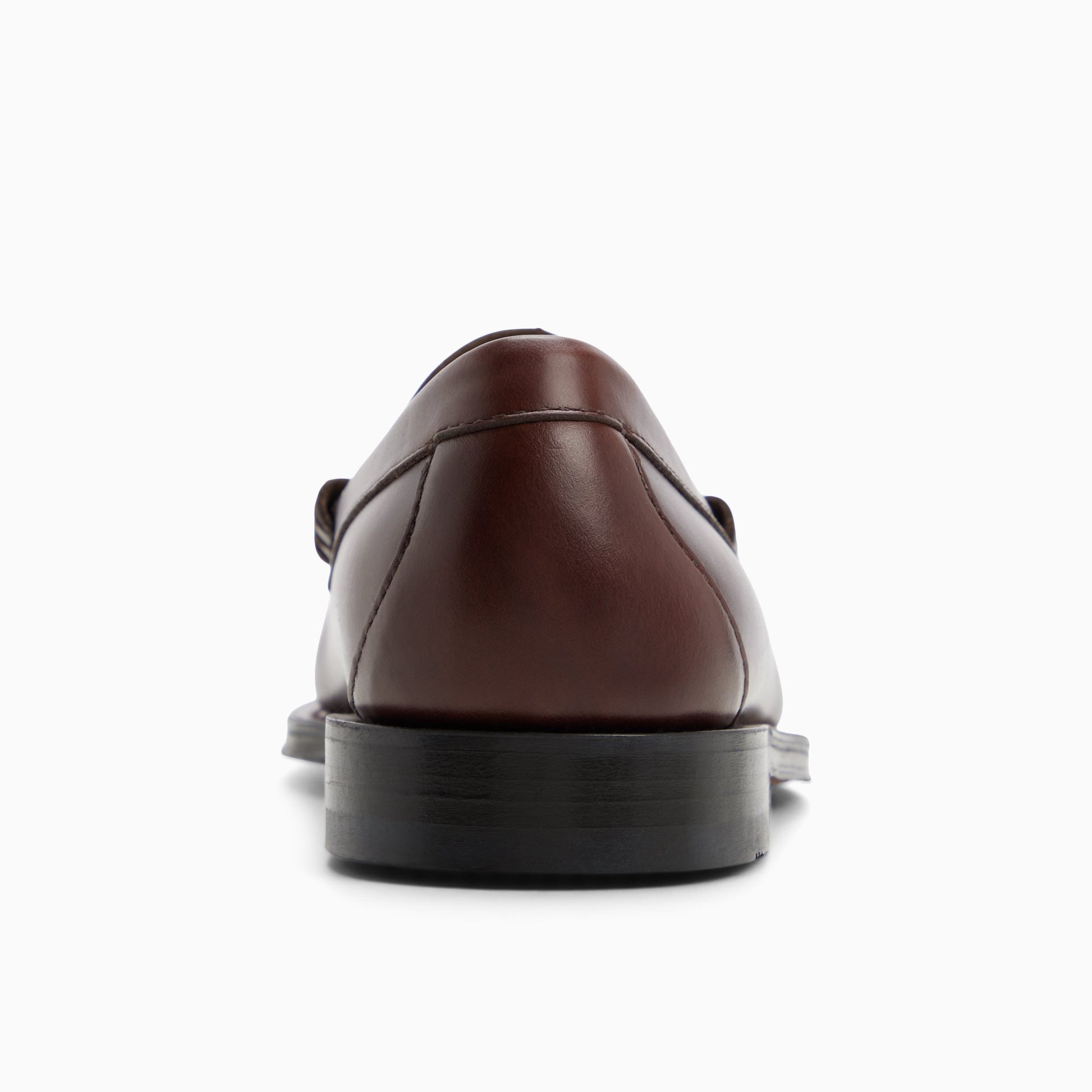 Side view of Medium brown Mens Larson Heritage Weejuns® Penny Loafer Penny Loafers