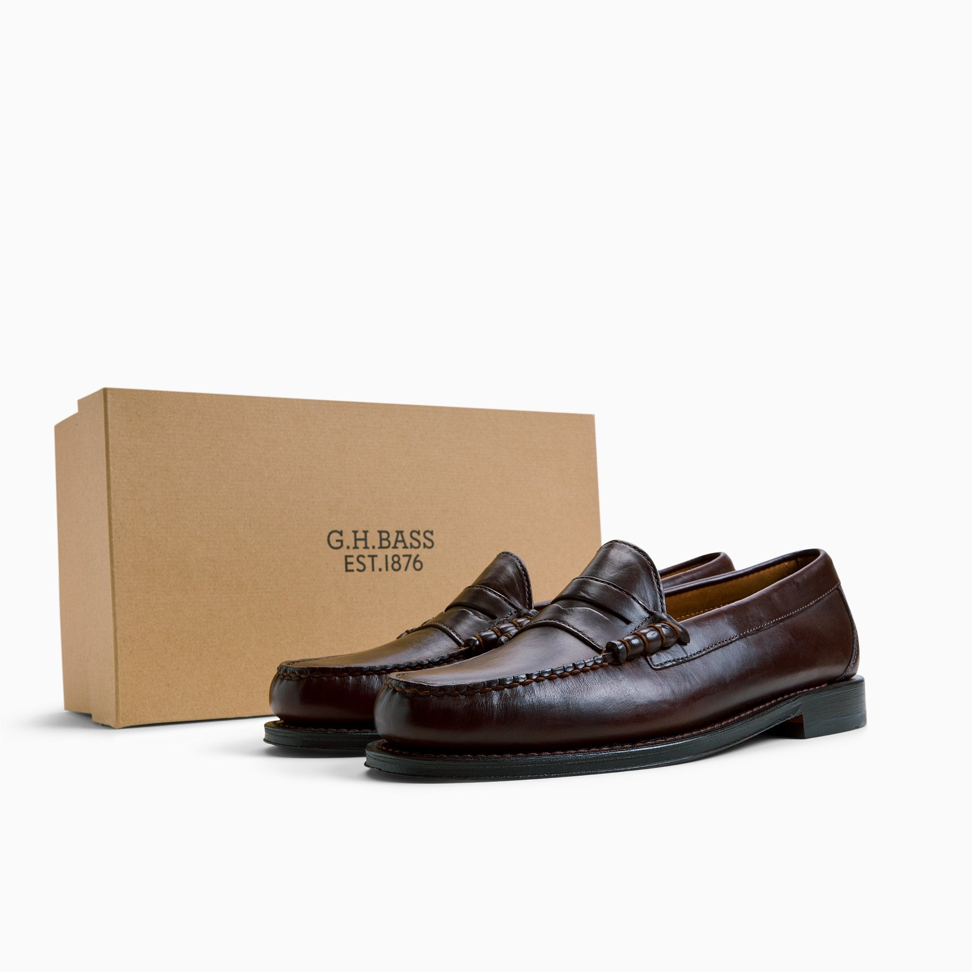 G.H.BASS for Buck Mason - Larson Weejuns® Loafer Brown | G.H. Bass