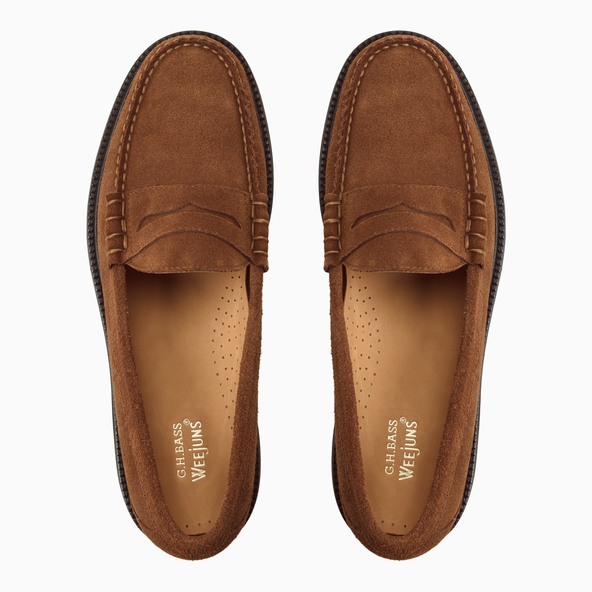 Mens Larson Lug Weejuns® Penny Loafer Tan | G.H. Bass