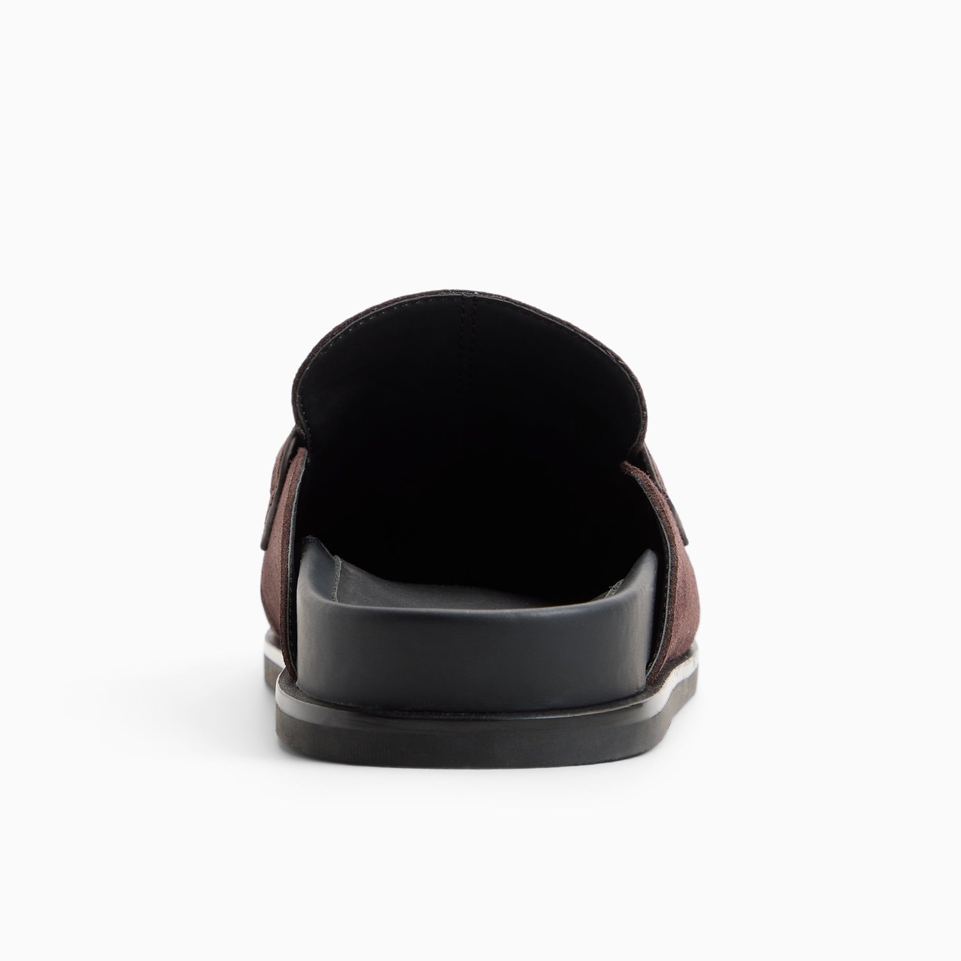 Side view of Dark choco Women's Sybil Mule Clogs &amp; Mules