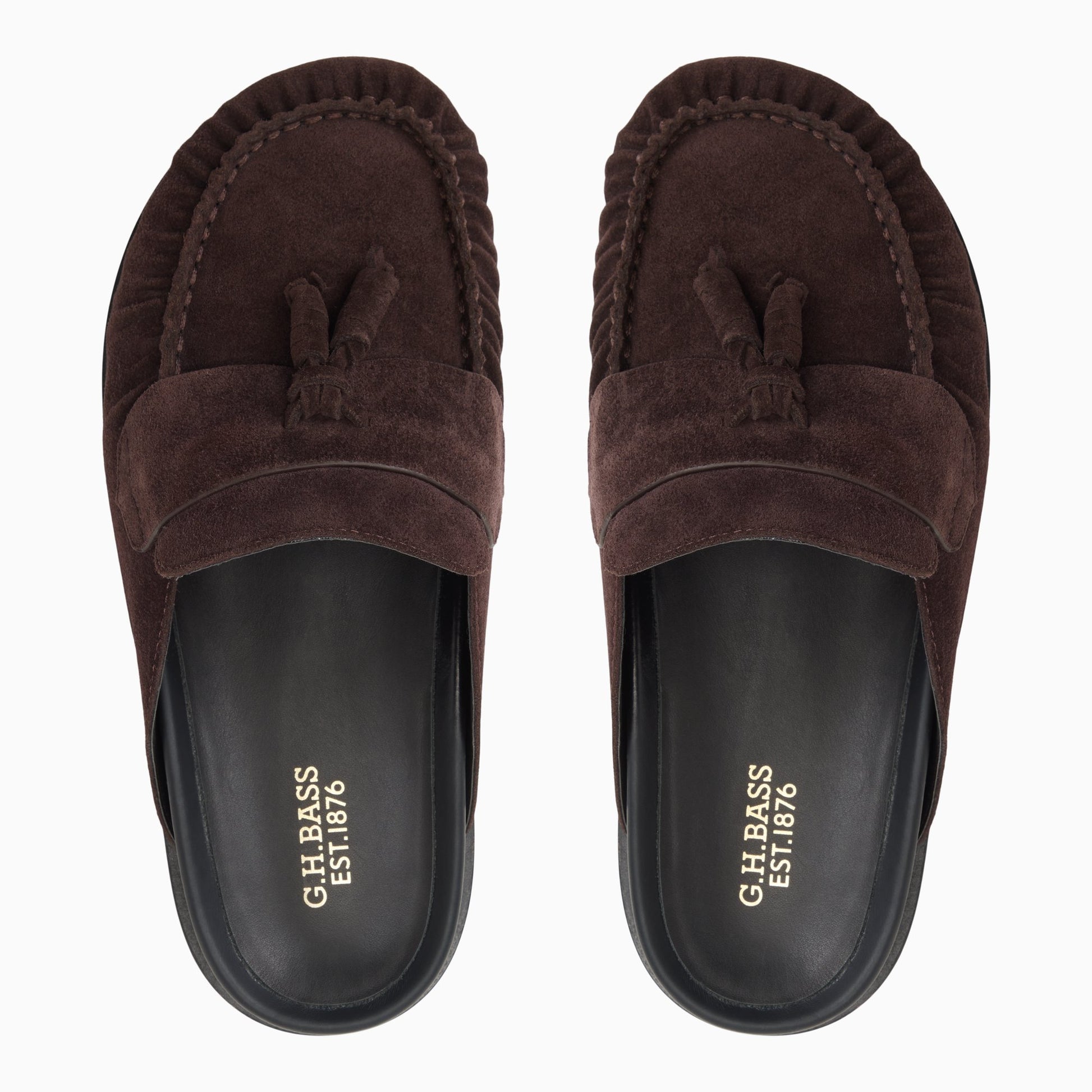 Three-quarter angle of Dark choco Women's Sybil Mule Clogs &amp; Mules's front side