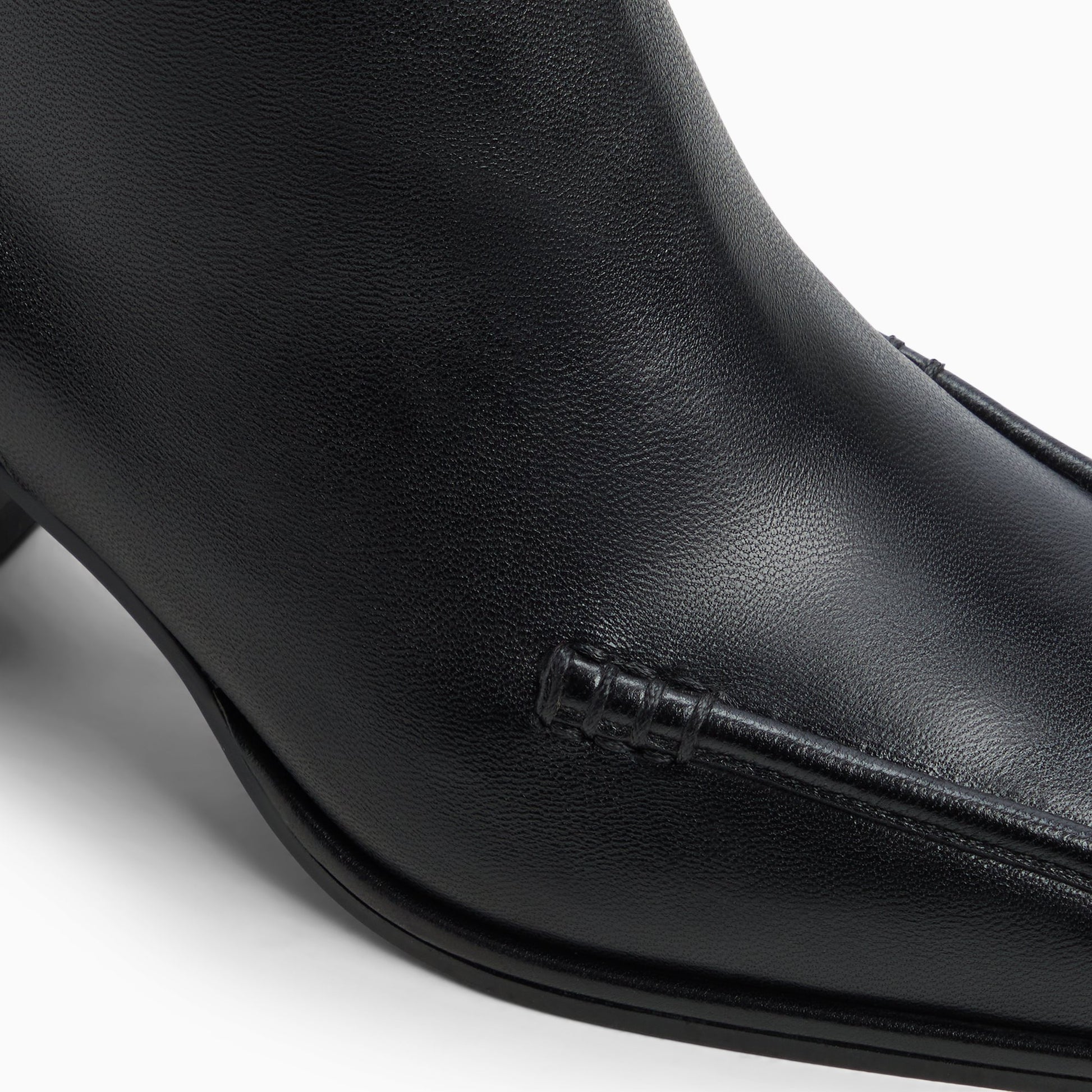 Top-down view of the Black Women's Avery Ankle Boot Ankle Boots