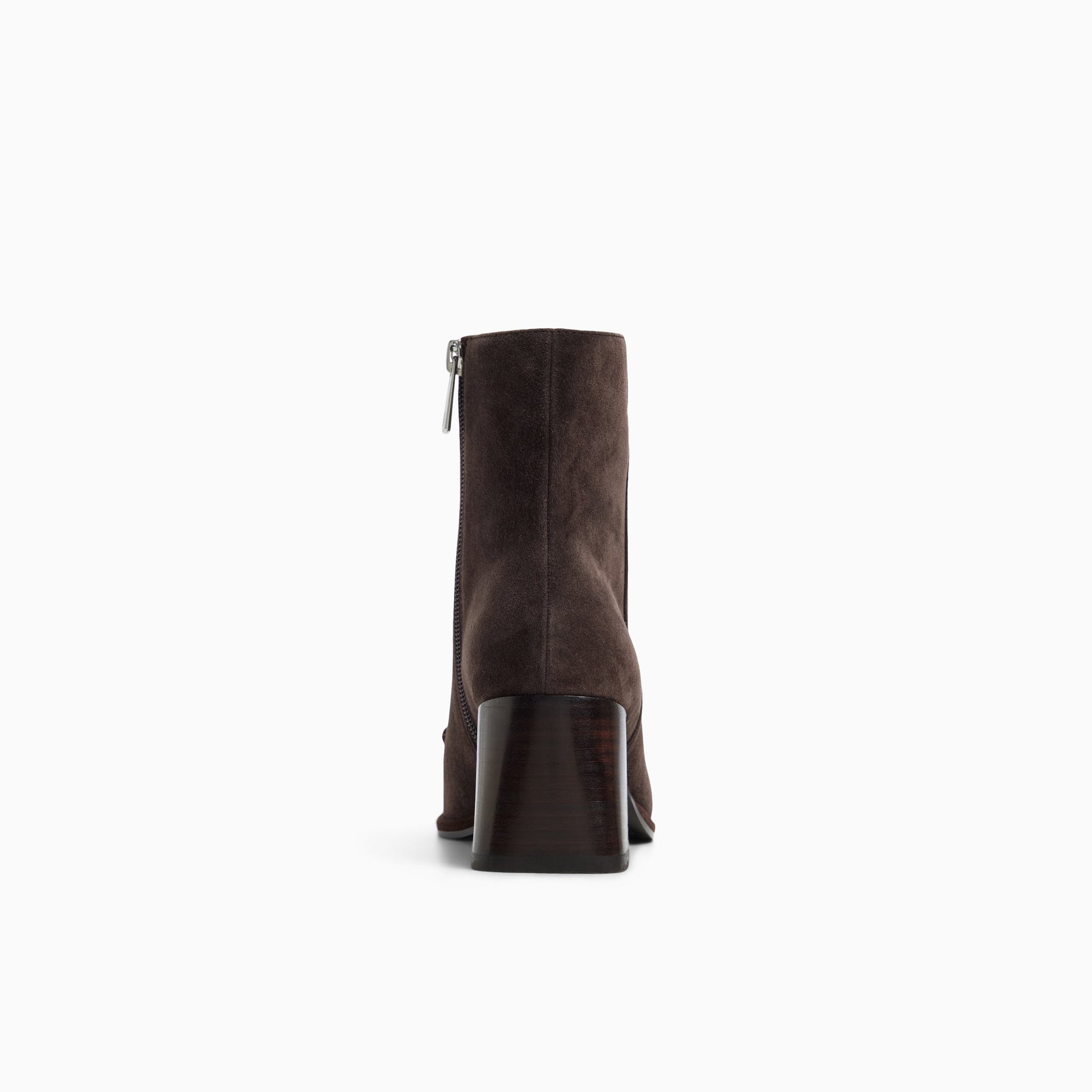 Side view of Dark choco Women's Avery Ankle Boot Ankle Boots