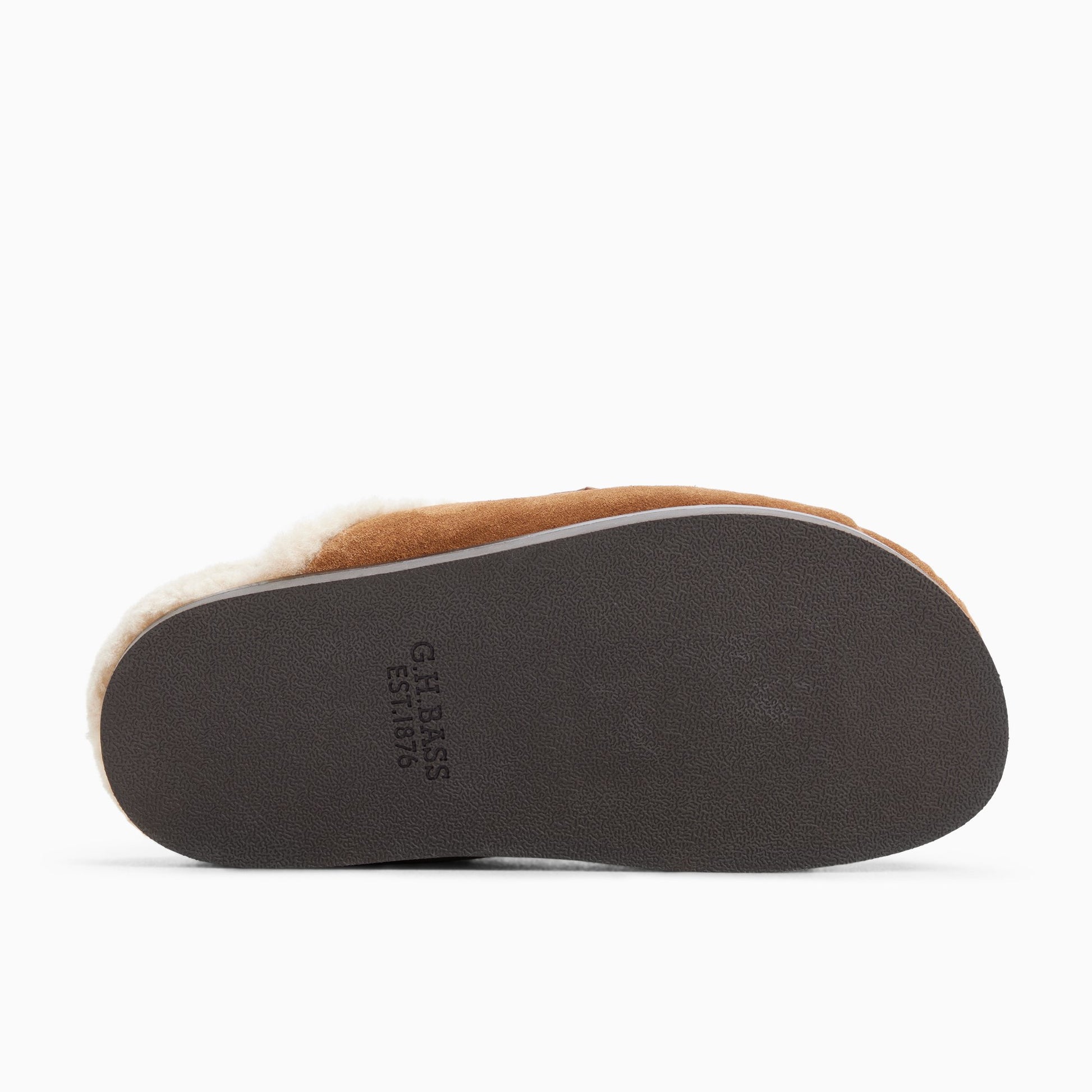 Close-up of the Antique brown Women's Sybil Cozy Mule Clogs &amp; Mules