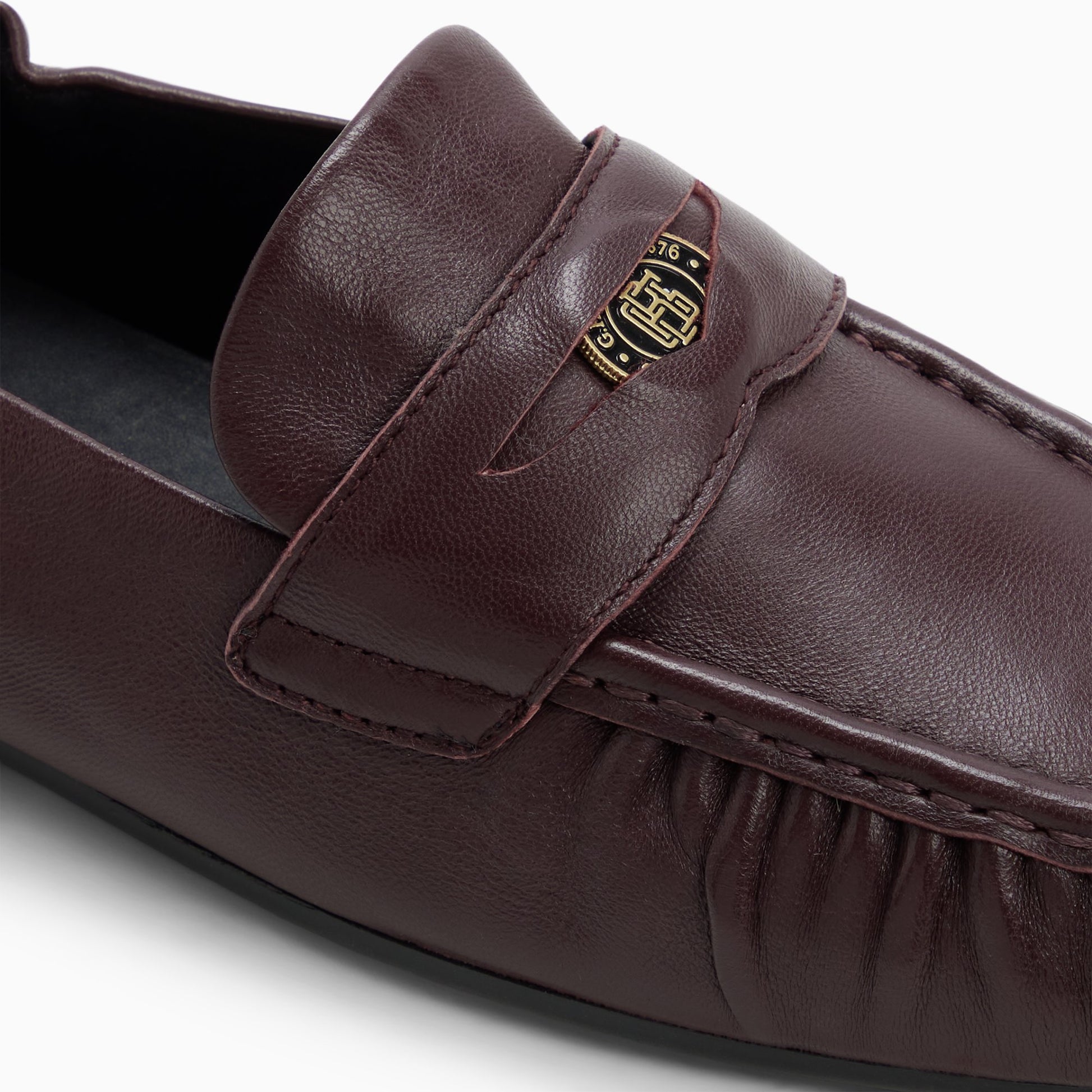 Top-down view of the Wine Womens Rumi Penny Loafer Penny Loafers