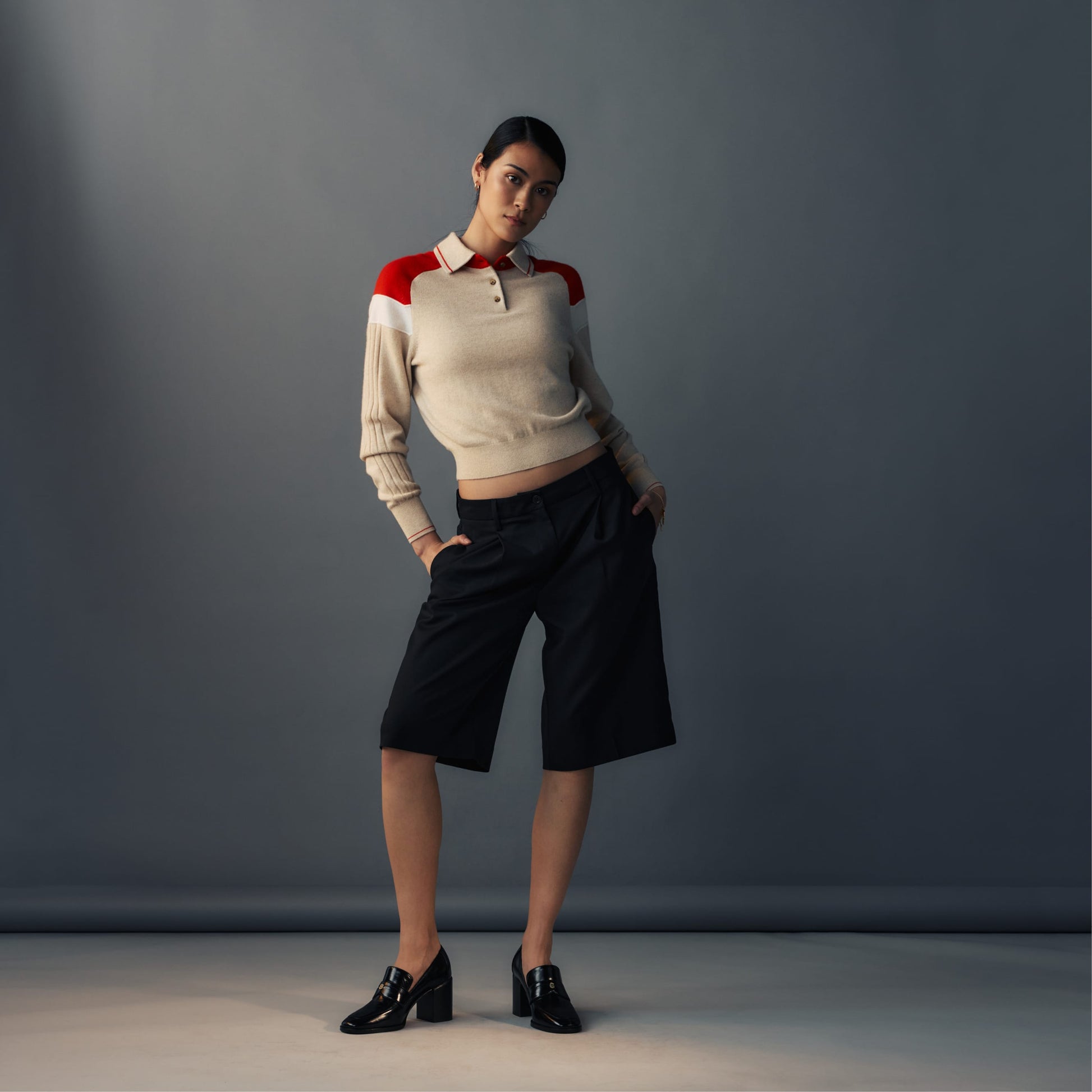 Supports marketing pour Mocassins à talons hauts Tessa pour femmes