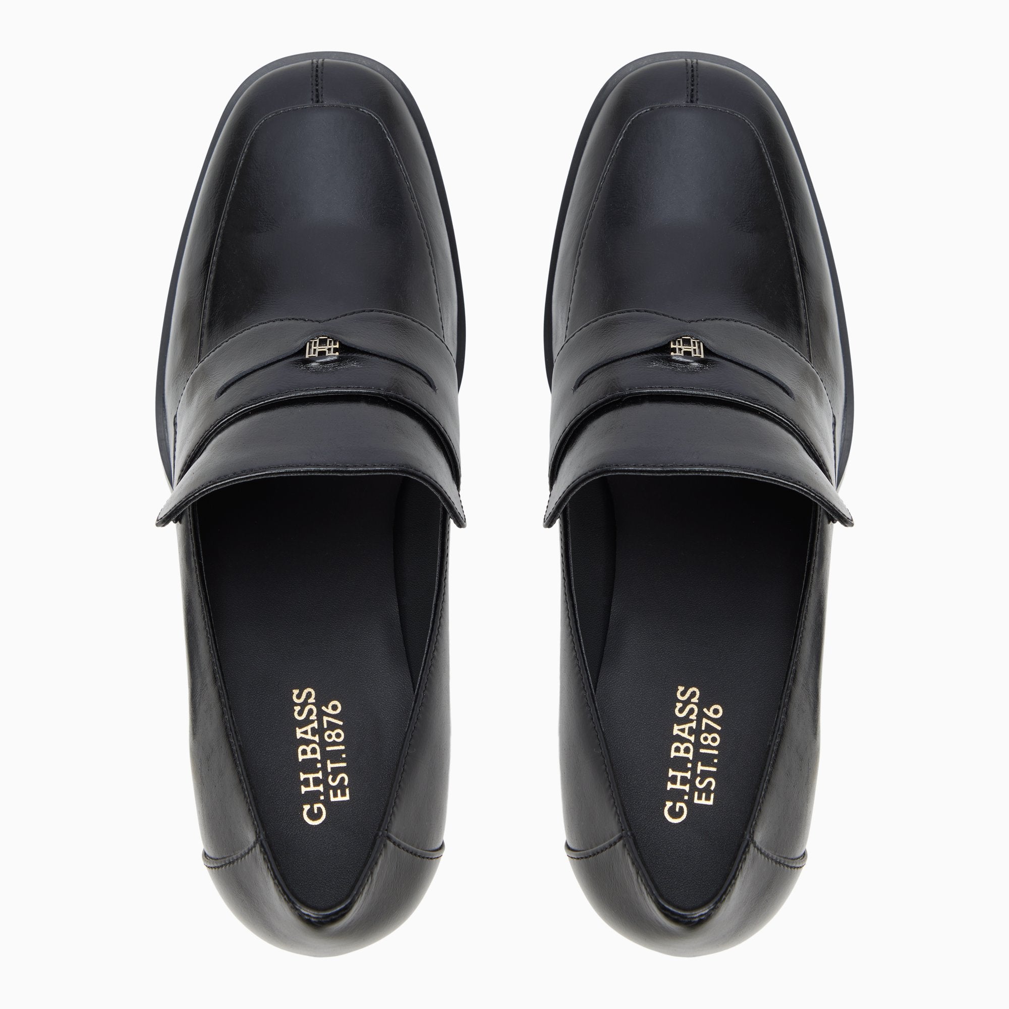 Womens Tessa High Heel Loafer Black | G.H. Bass