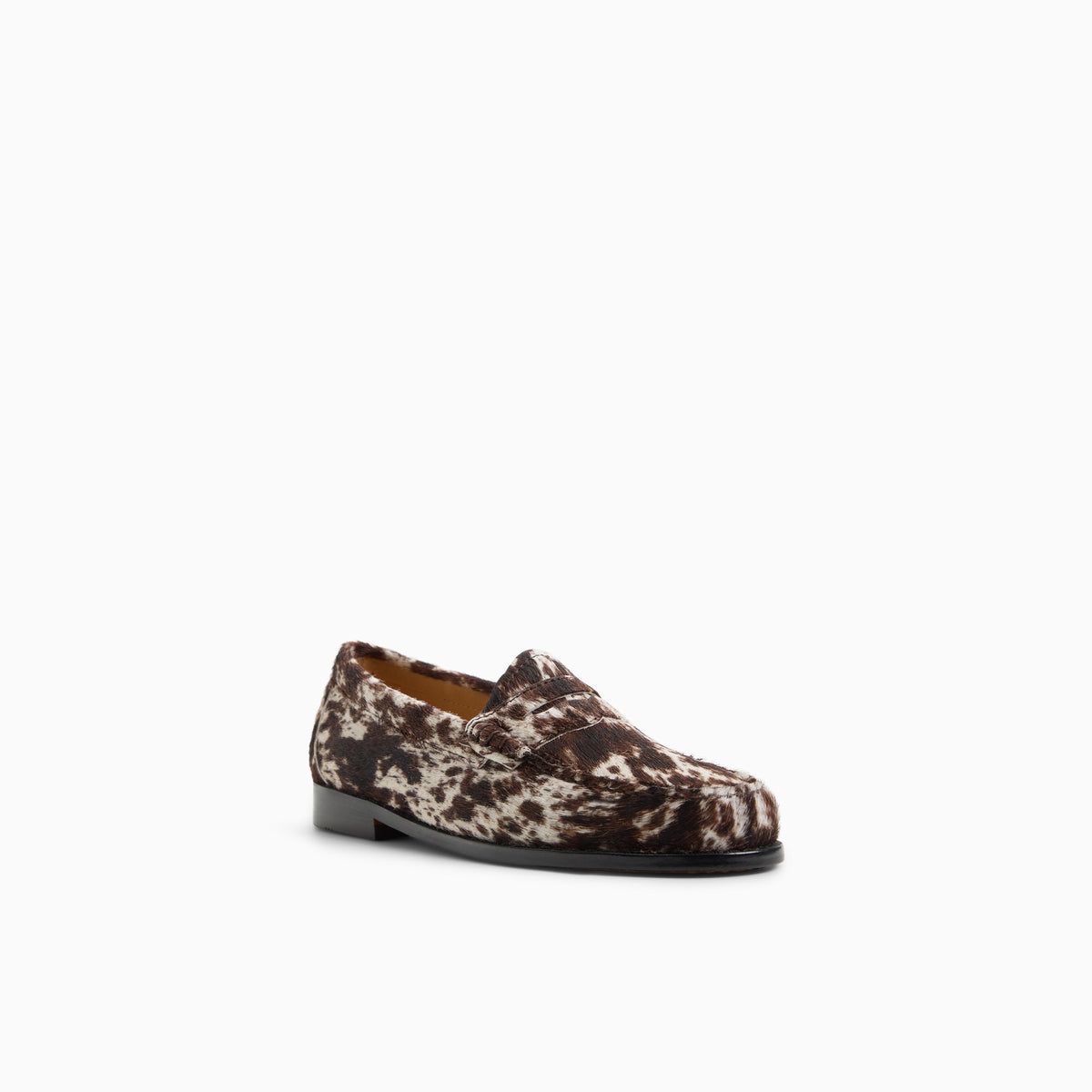 Three-quarter angle of Black/white Women's Whitney Weejuns® Penny Loafer Penny Loafers's back side