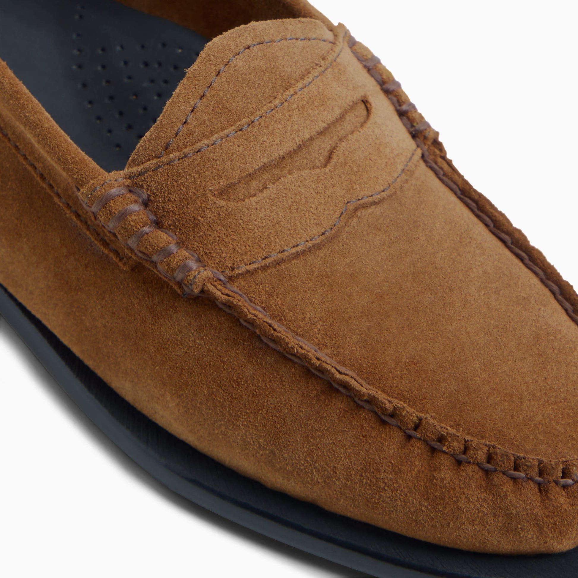Top-down view of the Antique brown Women's Whitney Weejuns® Penny Loafer Penny Loafers