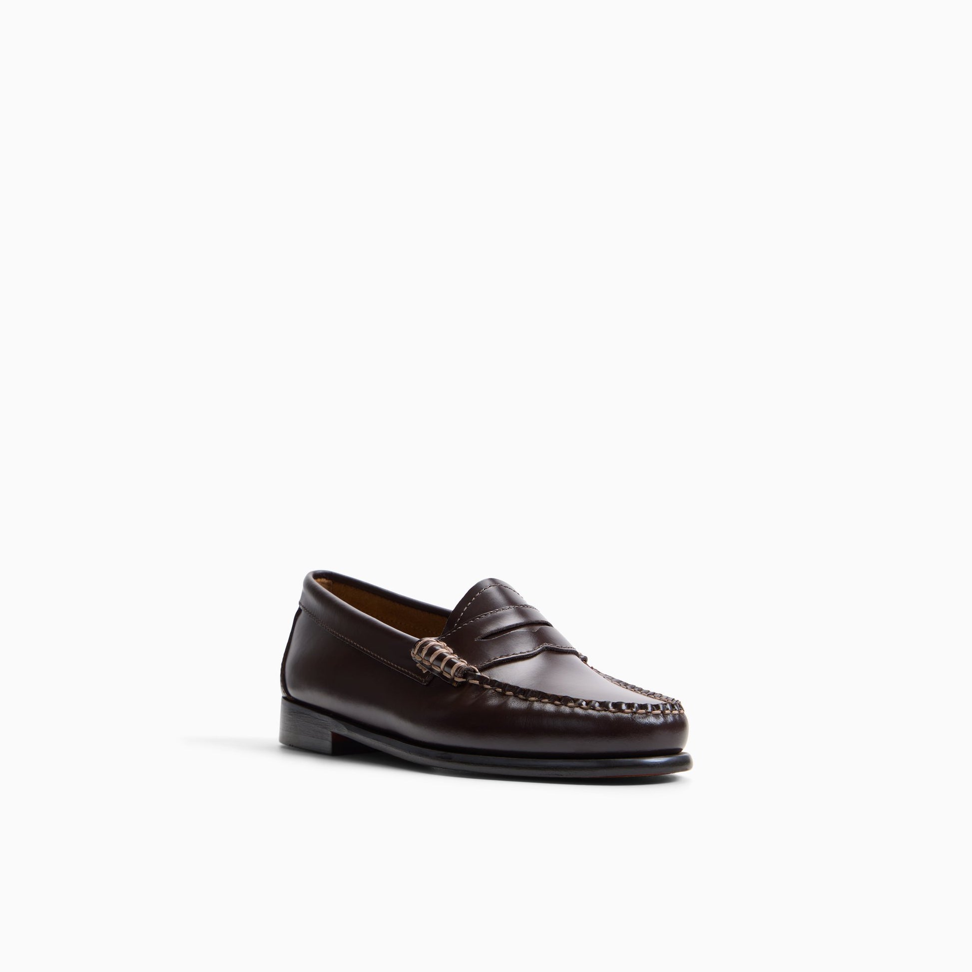 Three-quarter angle of Dark choco Women's Whitney Weejuns® Penny Loafer Penny Loafers's back side