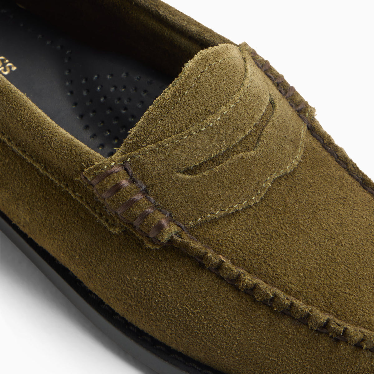 Top-down view of the Olive Women's Whitney Weejuns® Penny Loafer Penny Loafers
